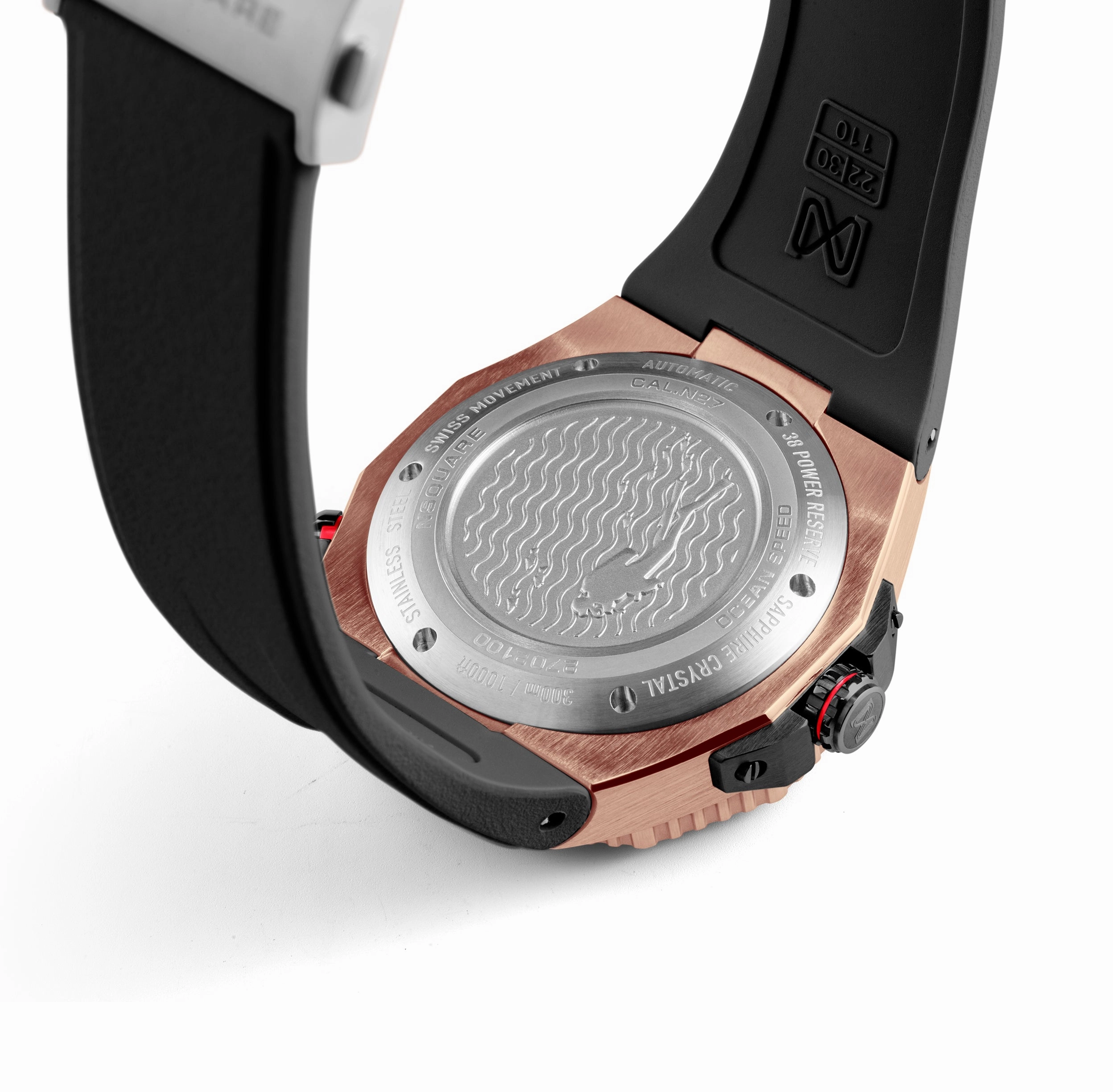 Ocean Speed NS-27.2 Rose Gold/Black Swiss Automatic