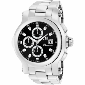 Oceanaut Men's Watch - Baccara XL Black Dial Stainless Steel Bracelet | OC0821