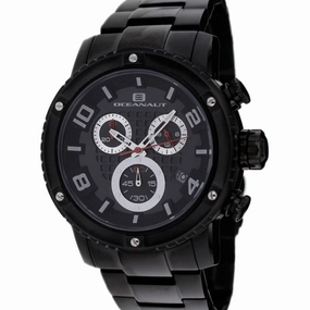 Oceanaut Men's Watch - Impulse Black Dial Plated Stainless Steel Bracelet | OC3124