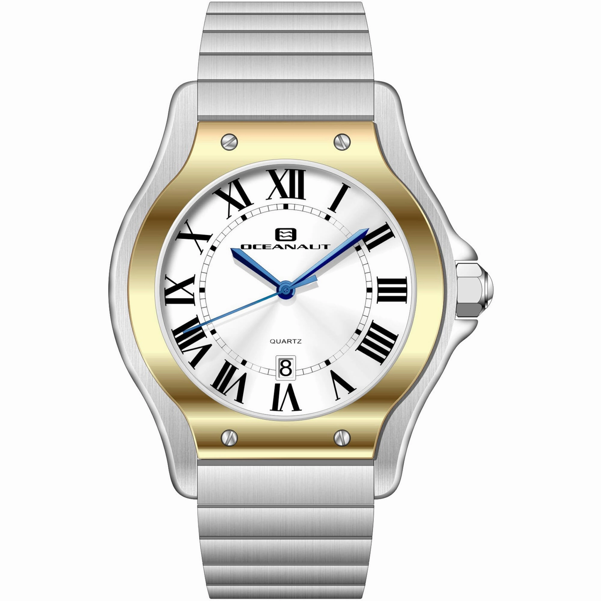 Oceanaut Men's Watch - Rayonner Quartz Silver Dial Stainless Steel Bracelet | OC1397