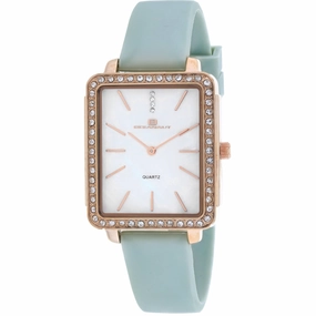 Oceanaut Women's Watch - Adorn Silver Tone Case White Dial Rubber Strap | OC0277