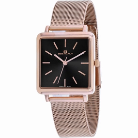 Oceanaut Women's Watch - Traditional Black Dial Plated Steel Bracelet | OC0286