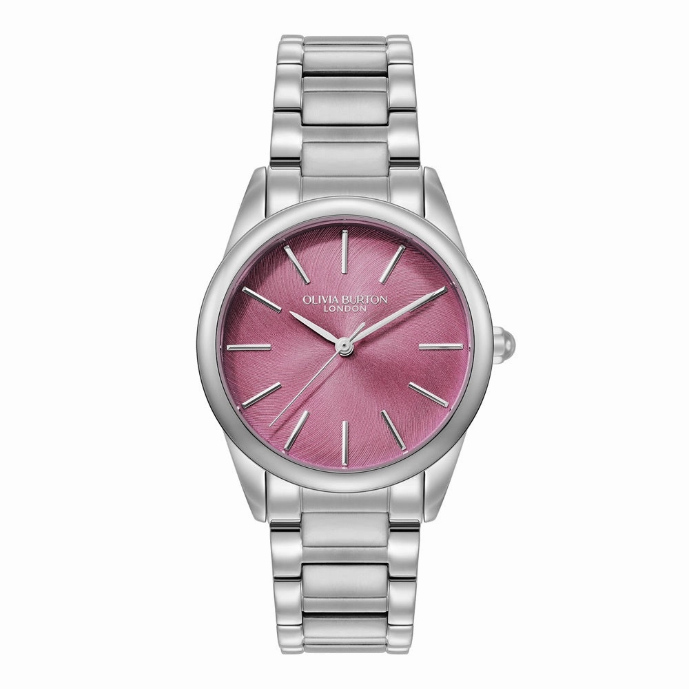 Olivia Burton Classic Glowful Pink Crush Ladies Watch 24000237