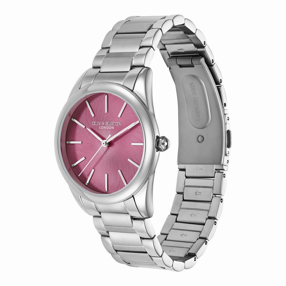 Olivia Burton Classic Glowful Pink Crush Ladies Watch 24000237