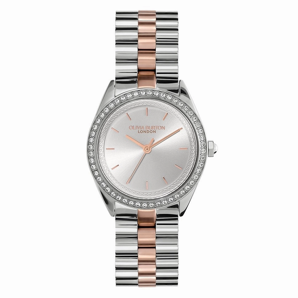 Olivia Burton Sports Luxe Two Tone Ladies Watch 24000138