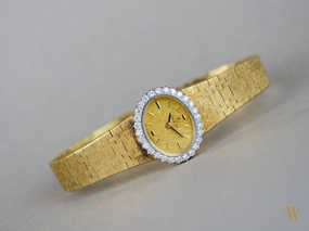 Omega 18ct Gold and Diamond Ladies Dress Watch NOS