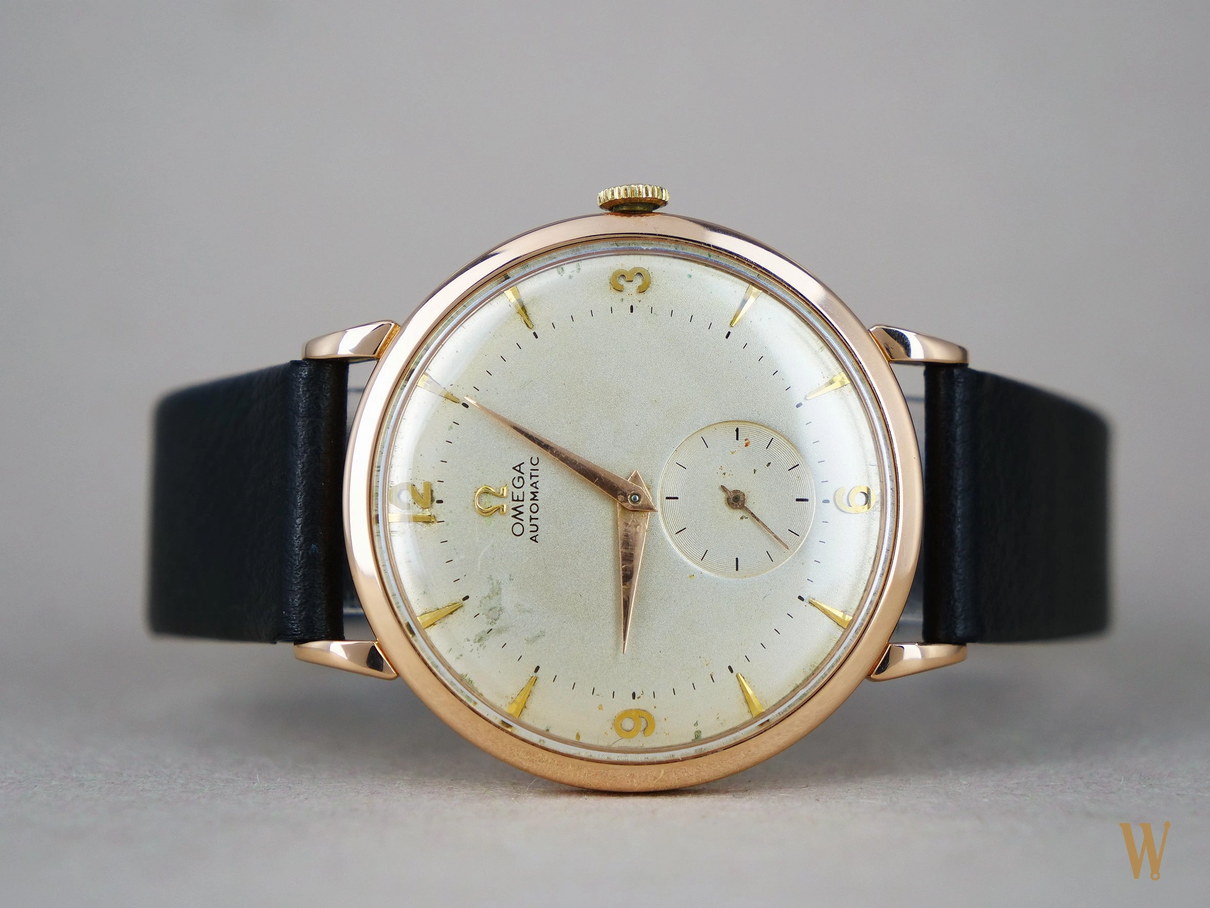 Omega 18ct Rose gold Jumbo Cal 342