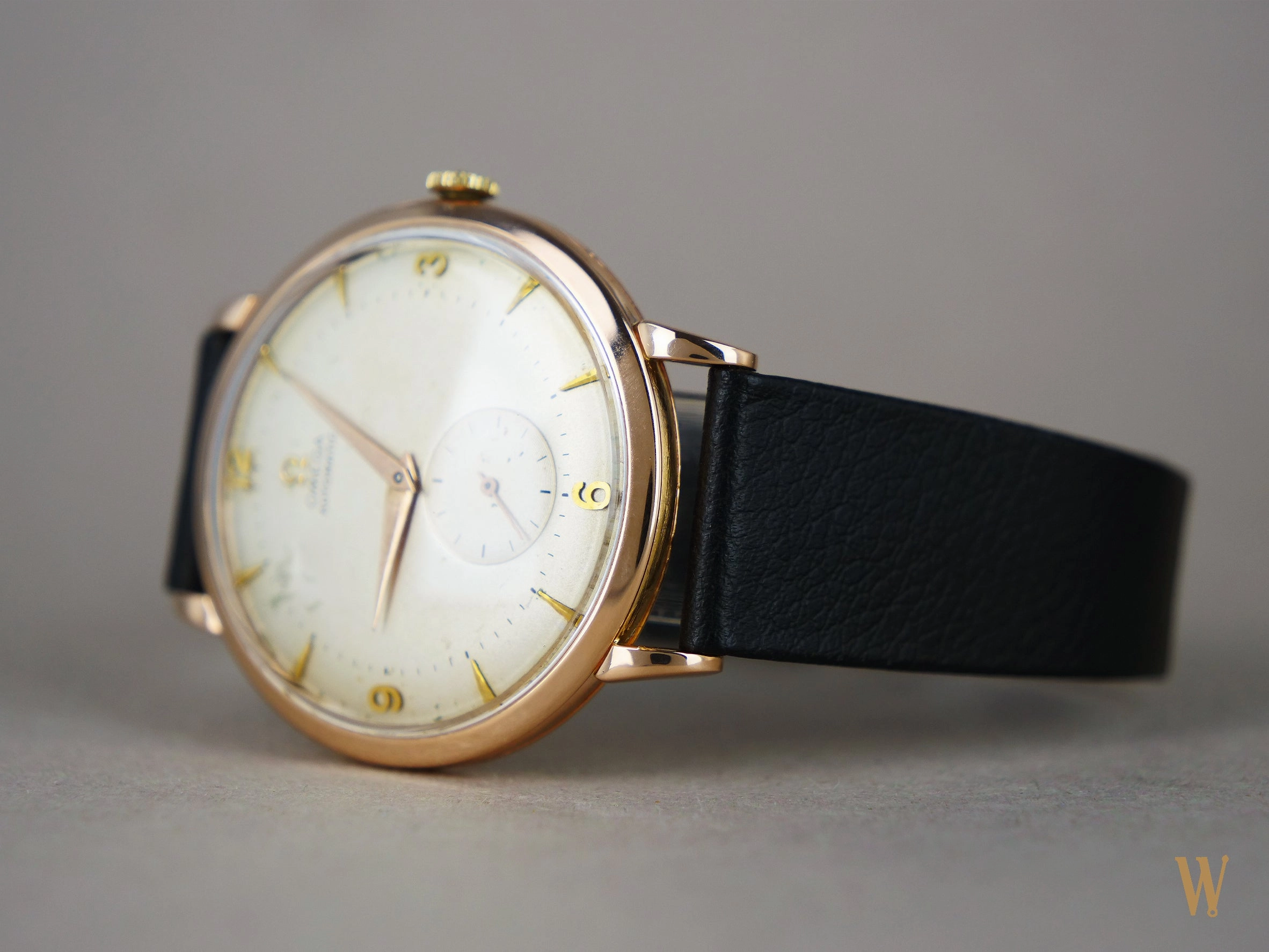 Omega 18ct Rose gold Jumbo Cal 342