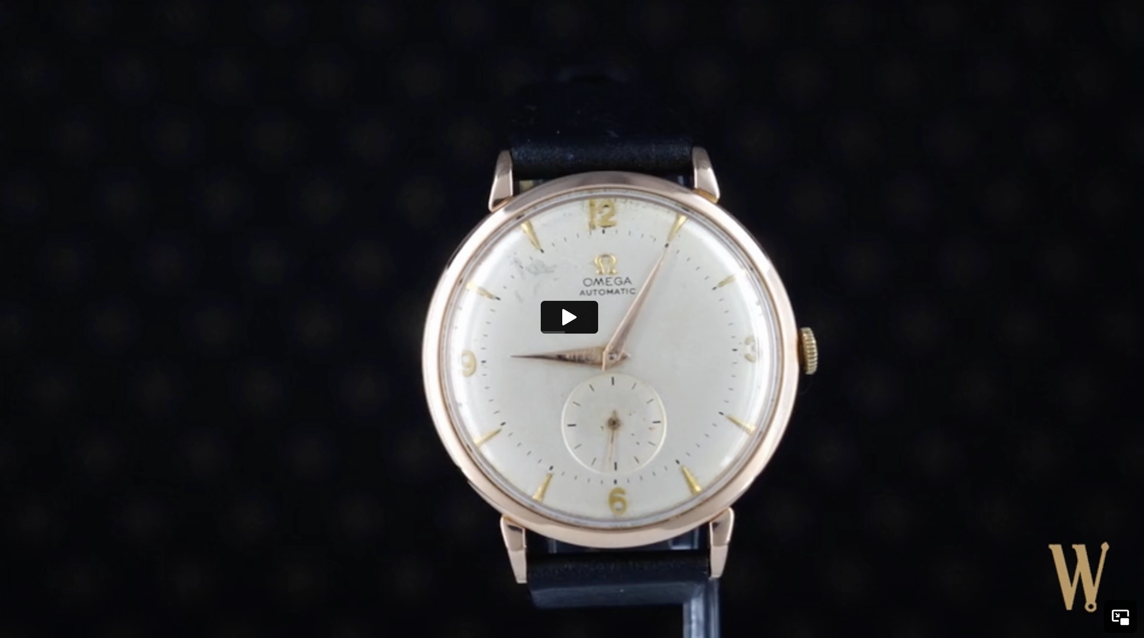 Omega 18ct Rose gold Jumbo Cal 342