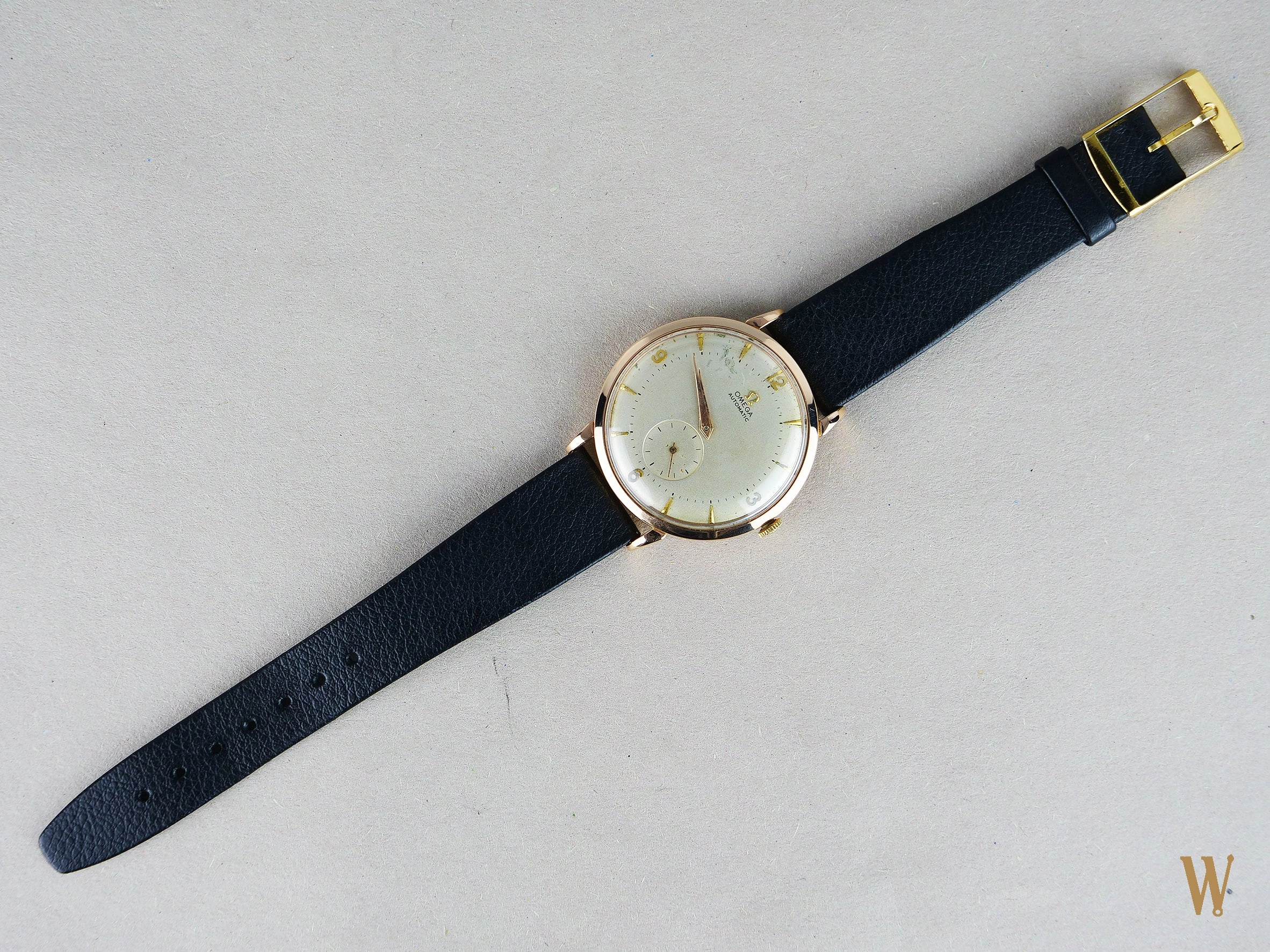 Omega 18ct Rose gold Jumbo Cal 342