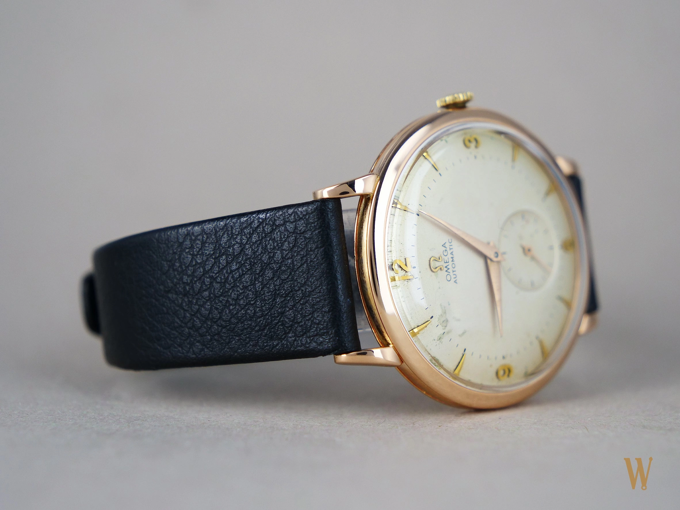 Omega 18ct Rose gold Jumbo Cal 342