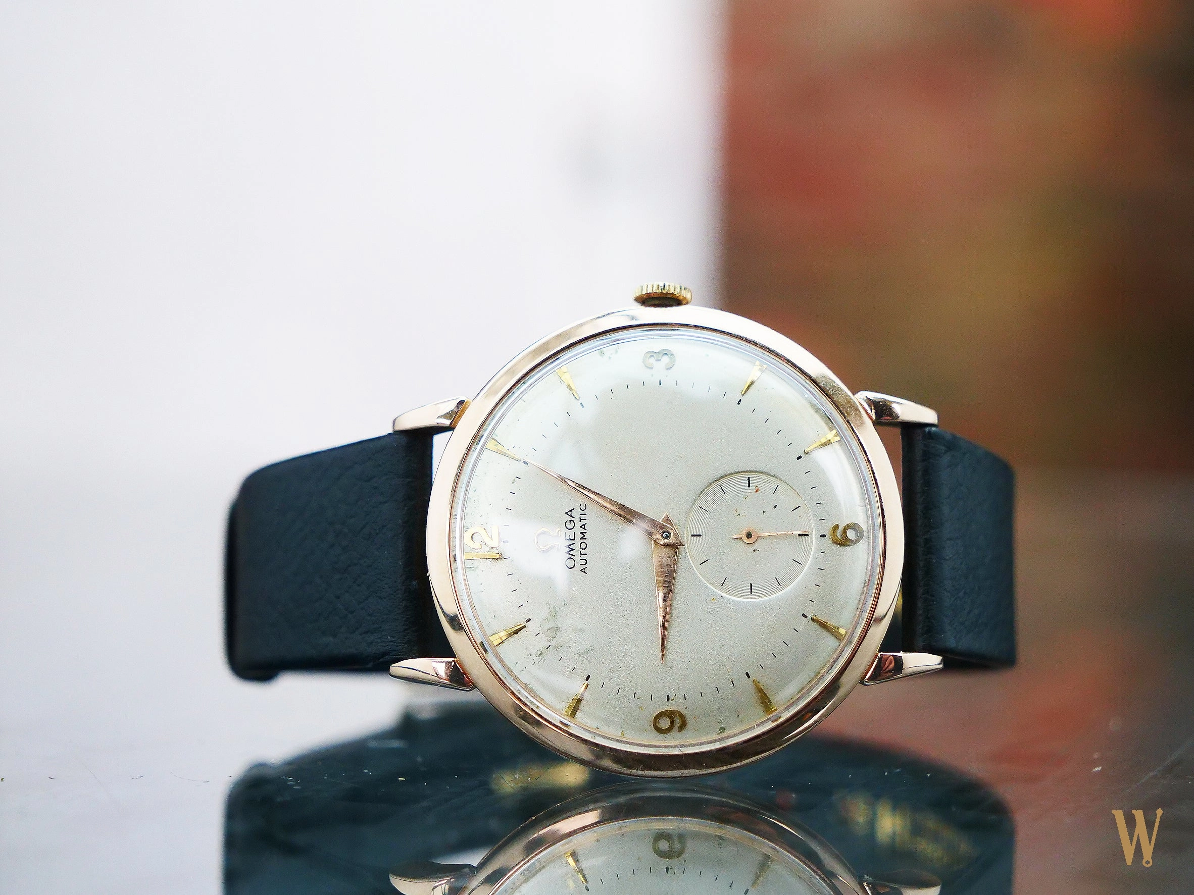 Omega 18ct Rose gold Jumbo Cal 342