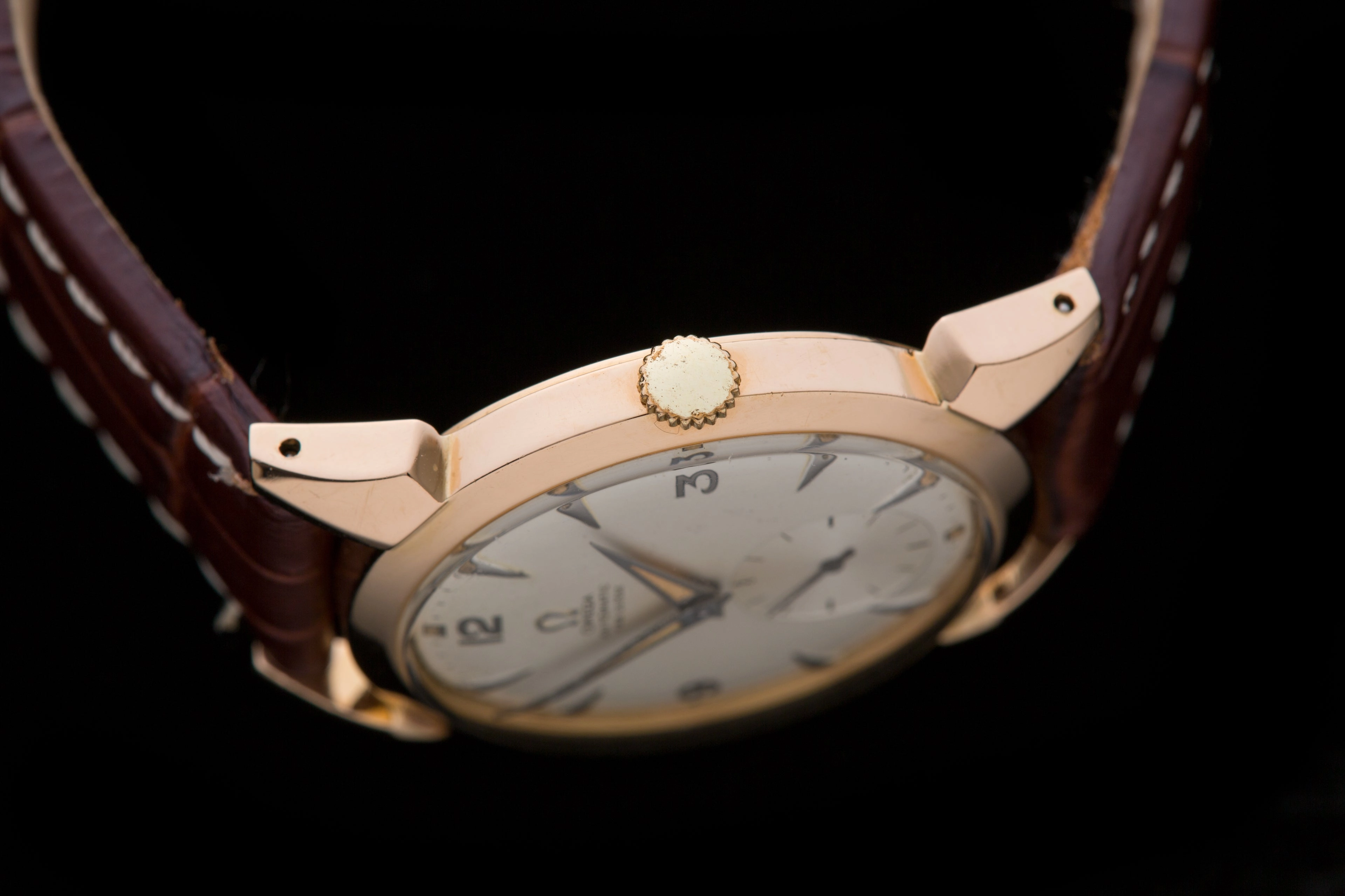Omega 18ct Rose gold vintage dress watch