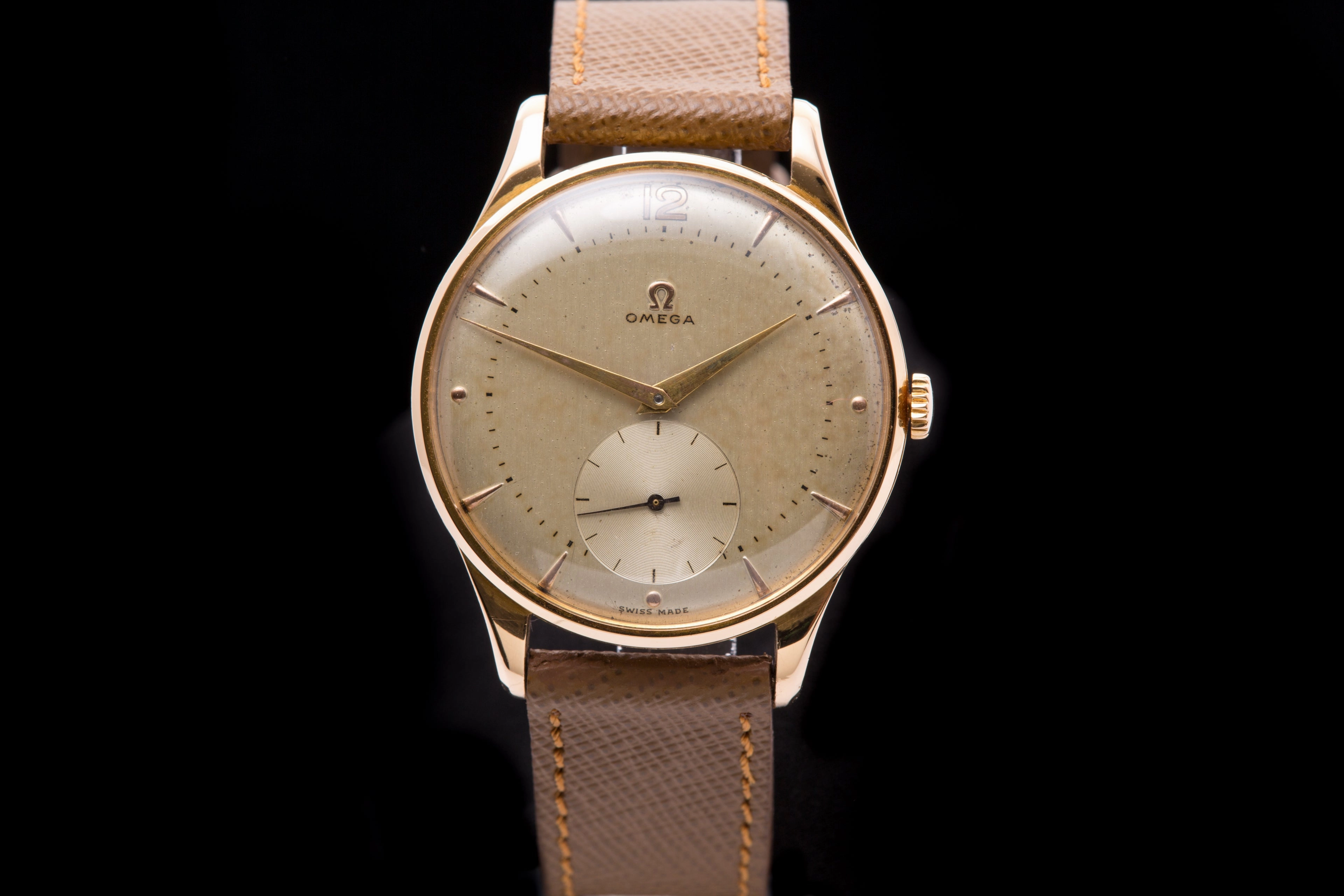 Omega 18ct solid Rose gold 38 mm Jumbo
