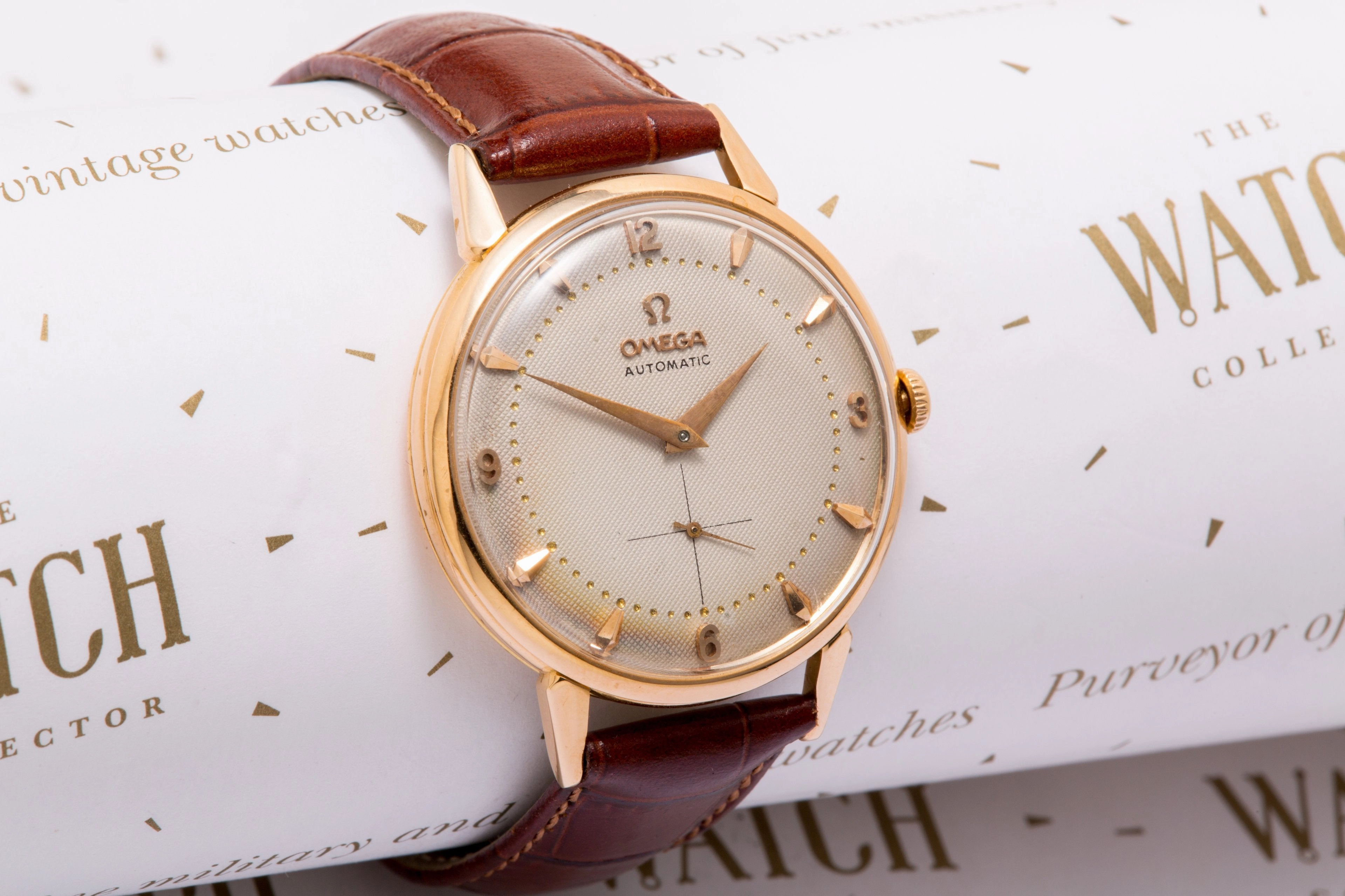 Omega 18K Rose Gold Bumper Jumbo SOLD