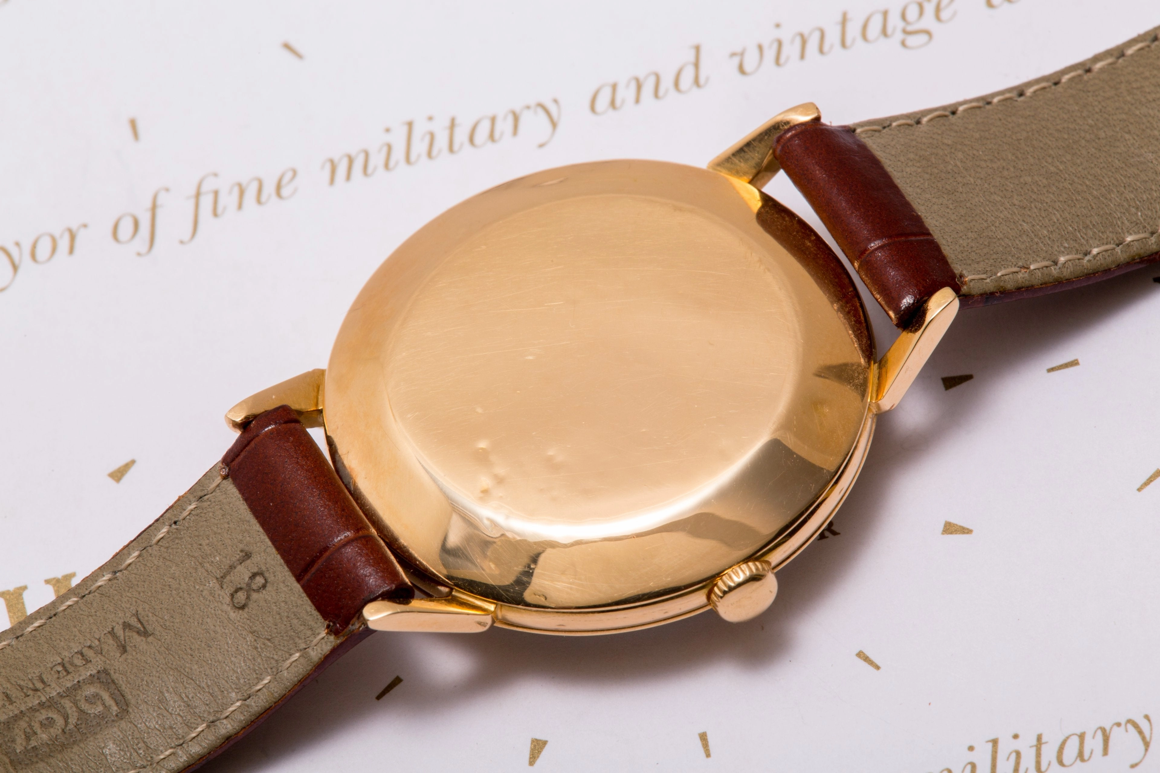 Omega 18K Rose Gold Bumper Jumbo SOLD