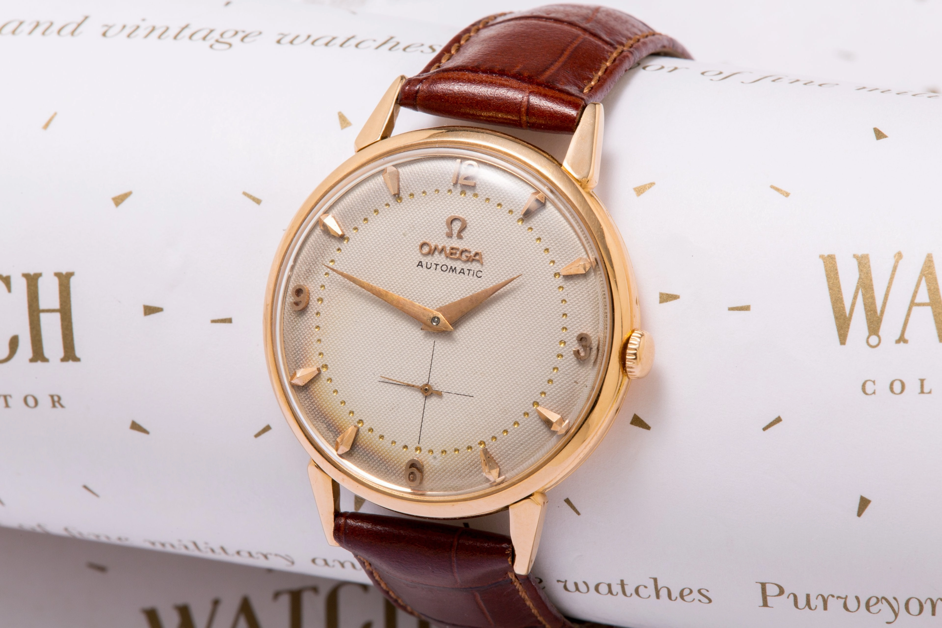 Omega 18K Rose Gold Bumper Jumbo SOLD