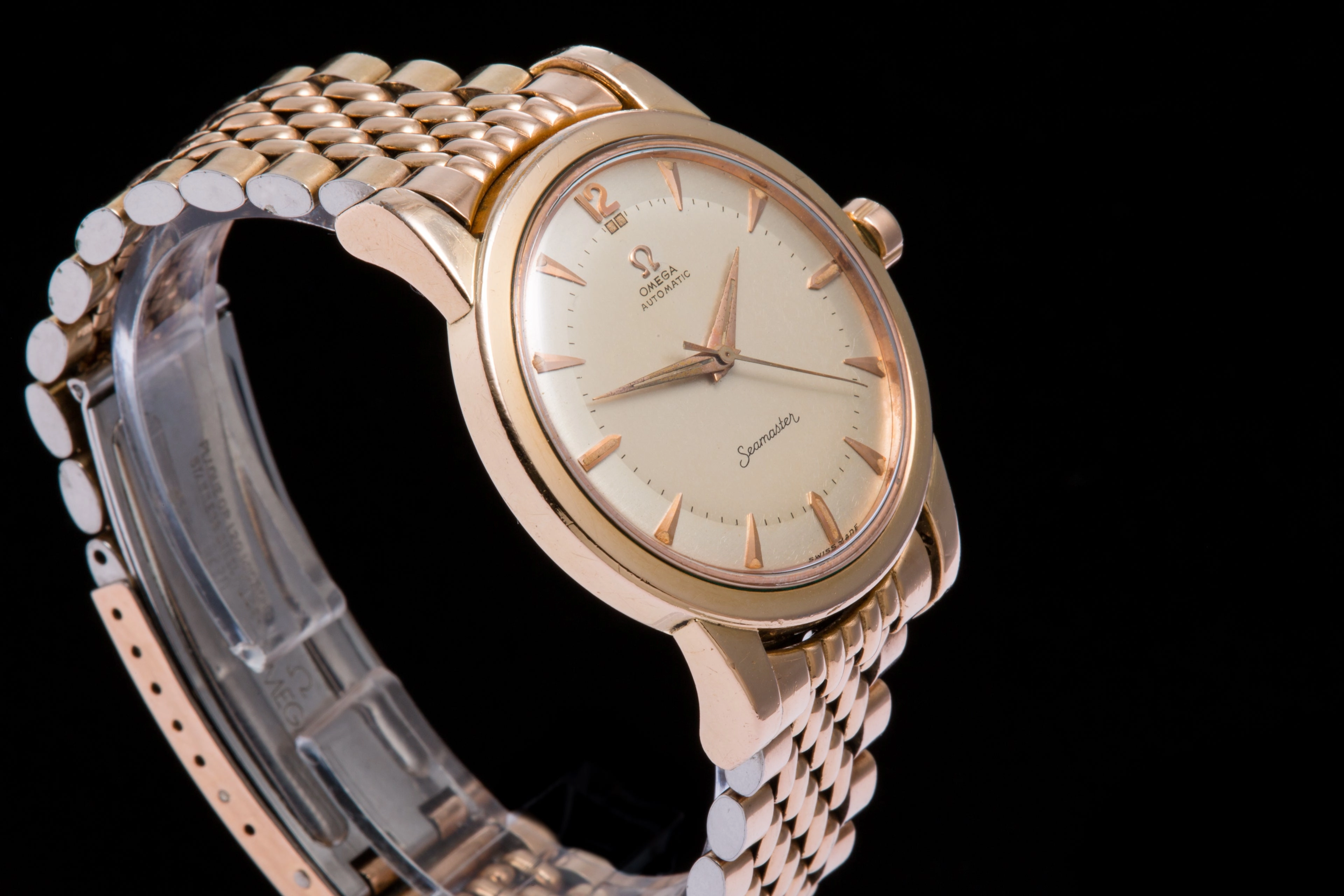 Omega 2494 Rose gold Cap Jumbo Bumper