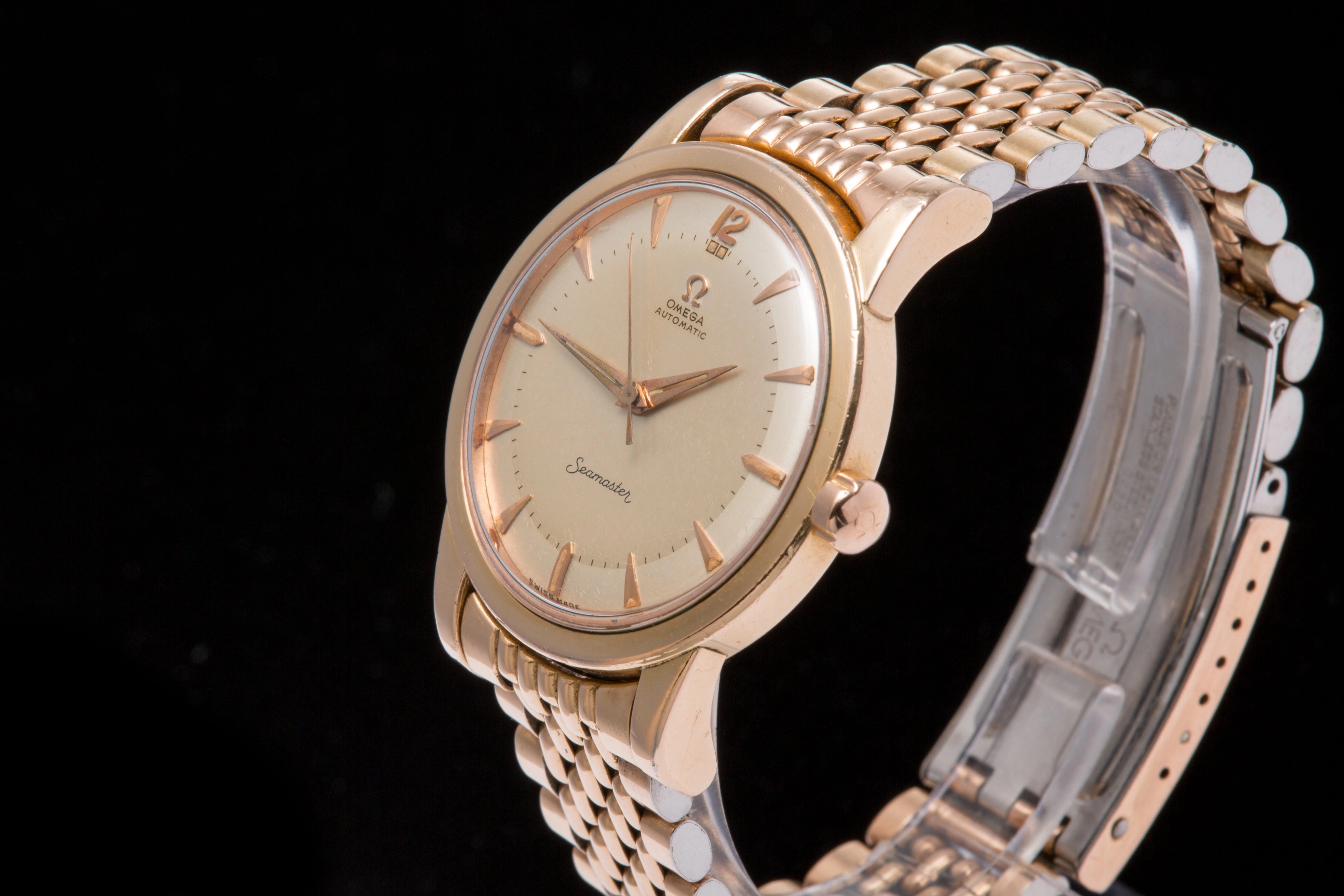 Omega 2494 Rose gold Cap Jumbo Bumper