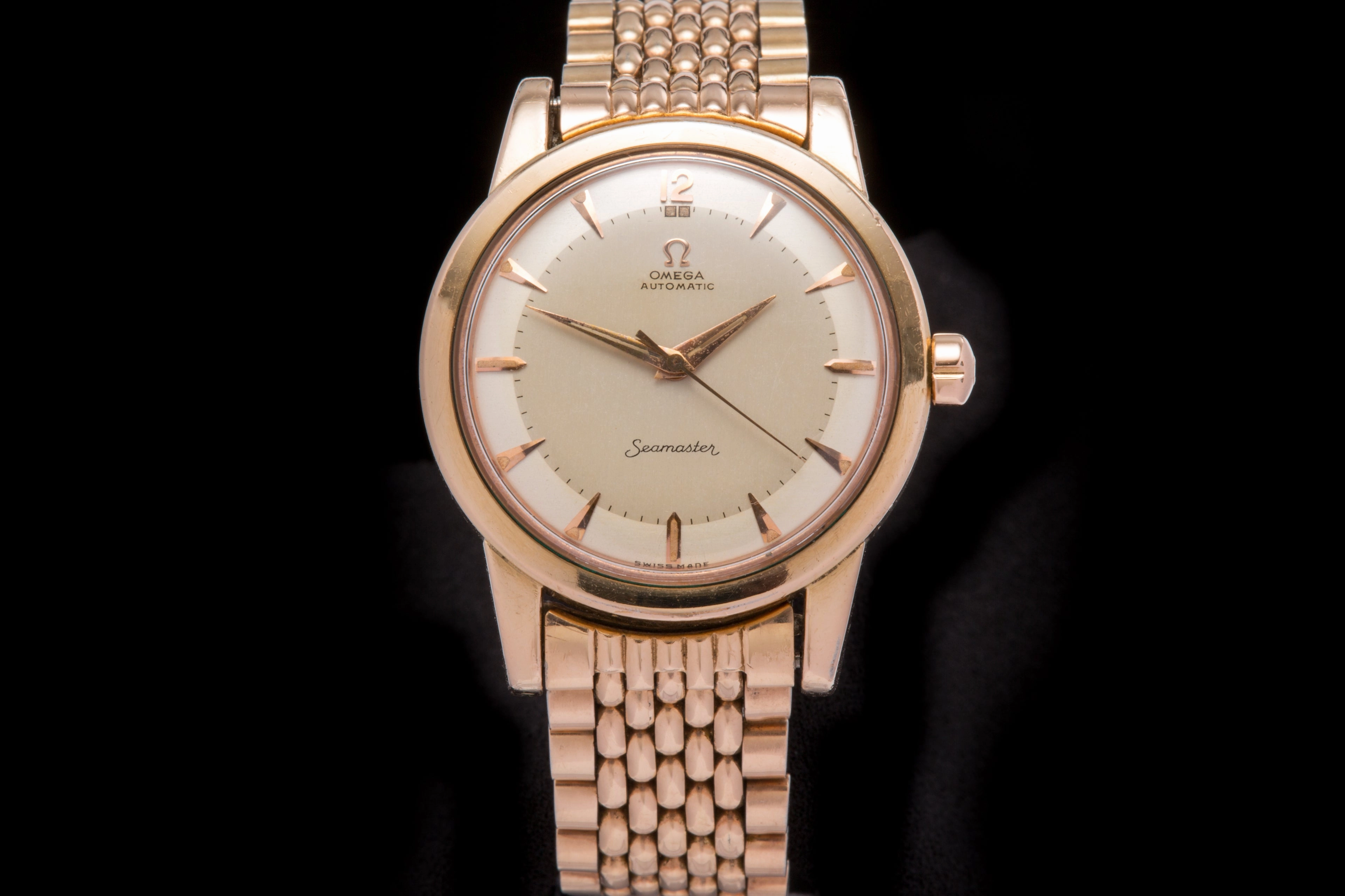Omega 2494 Rose gold Cap Jumbo Bumper