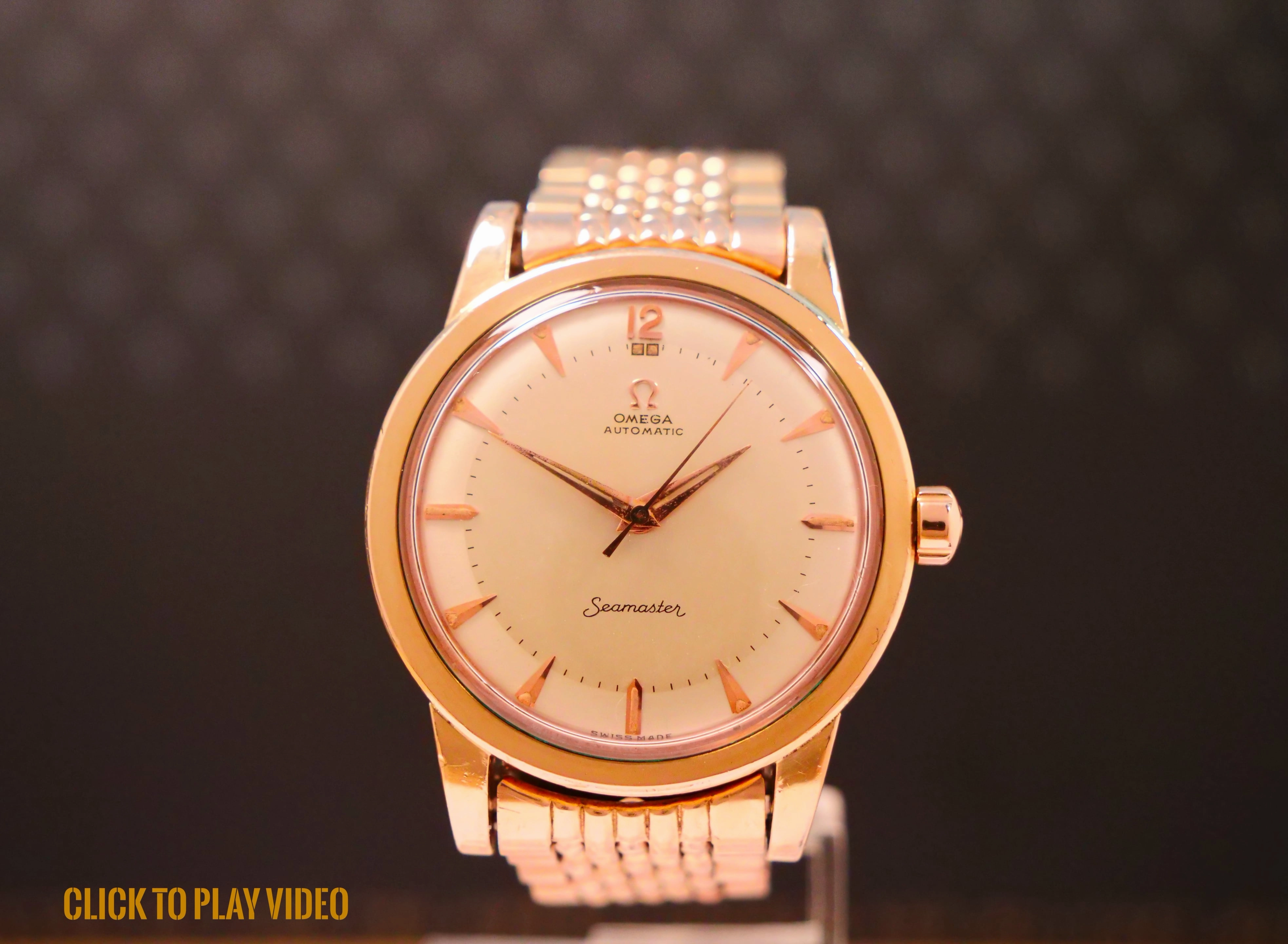 Omega 2494 Rose gold Cap Jumbo Bumper