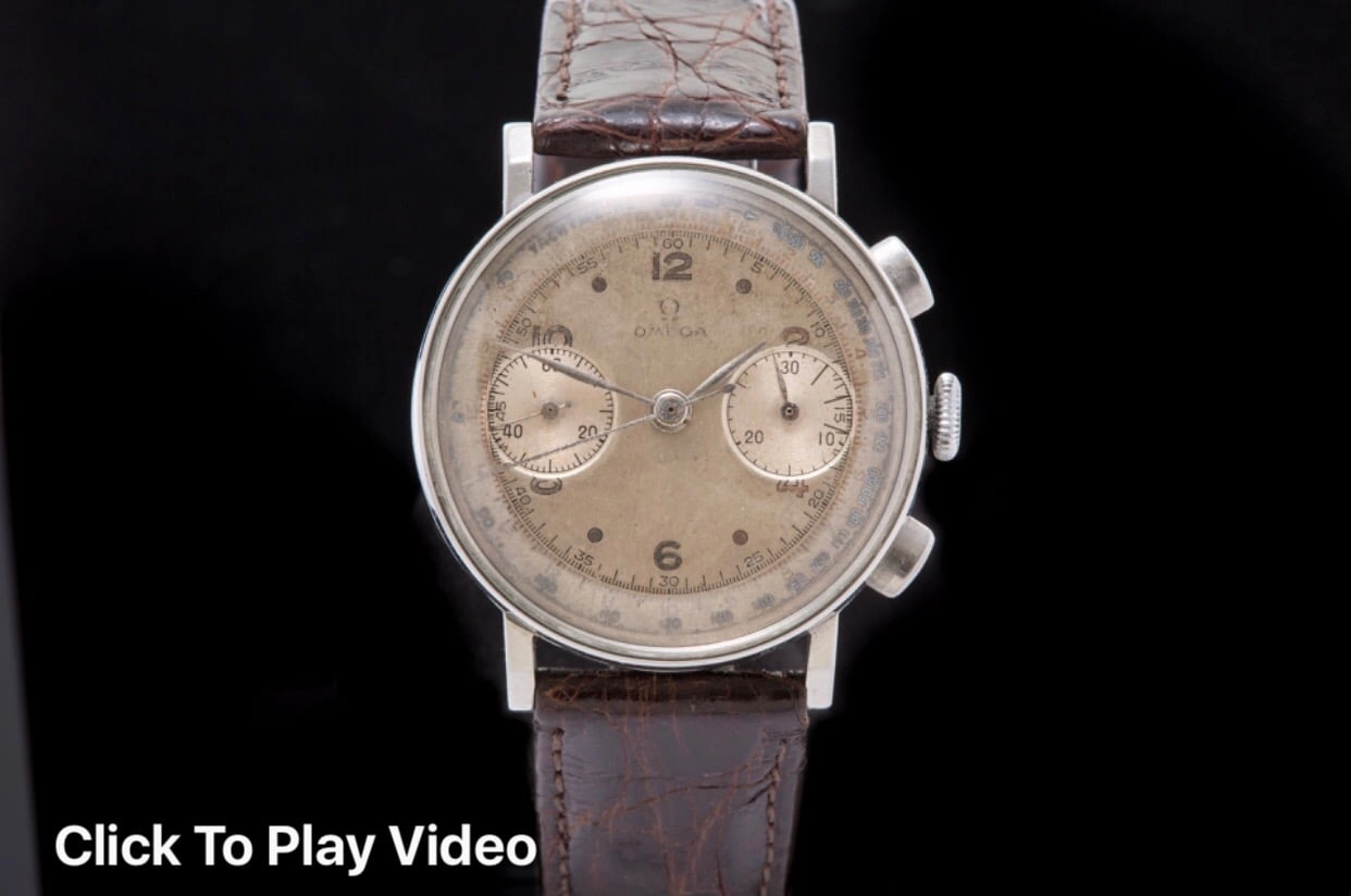 Omega 33.3 vintage jumbo chronograph