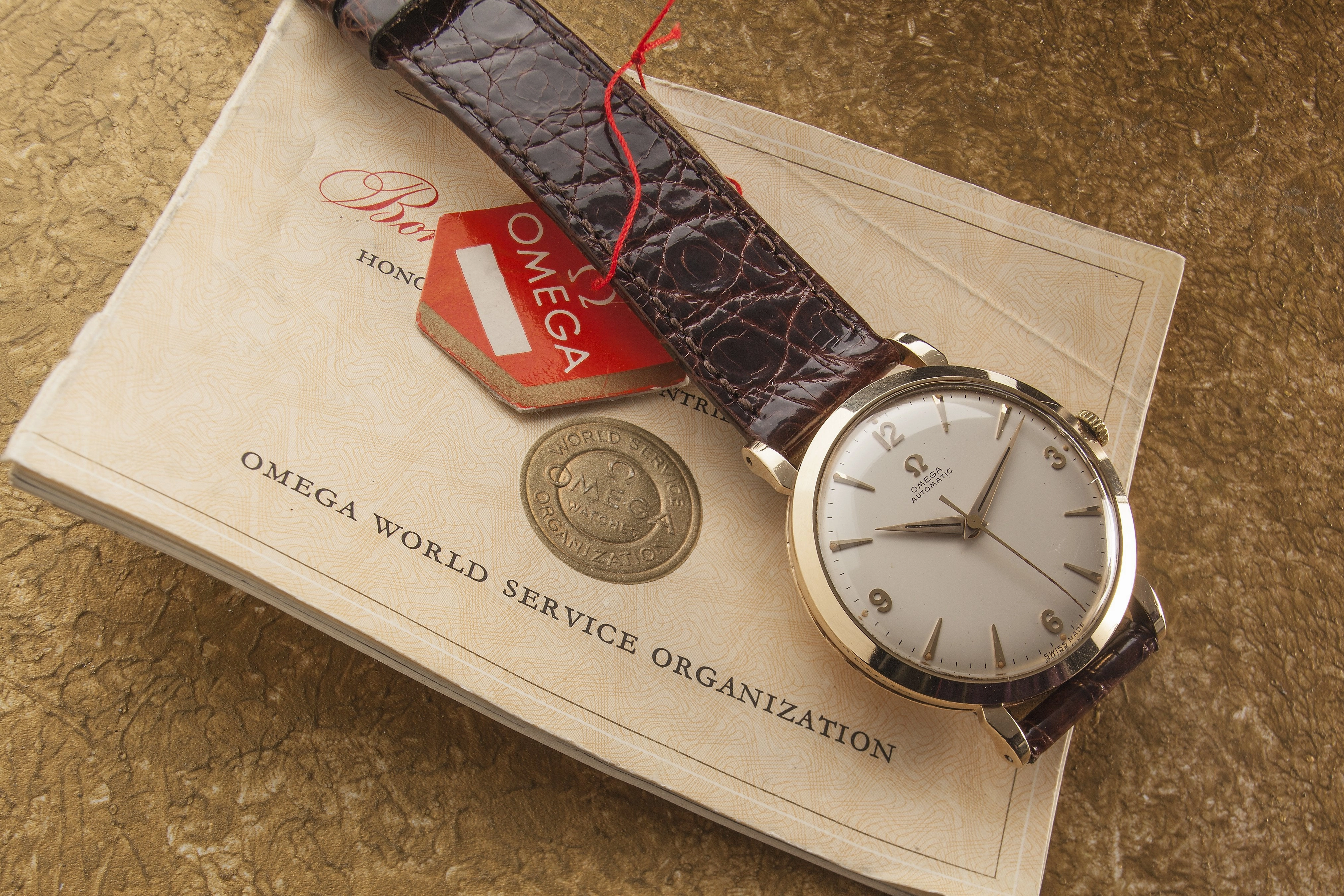 Omega 501 Automatic 9ct gold Dennison case - SOLD