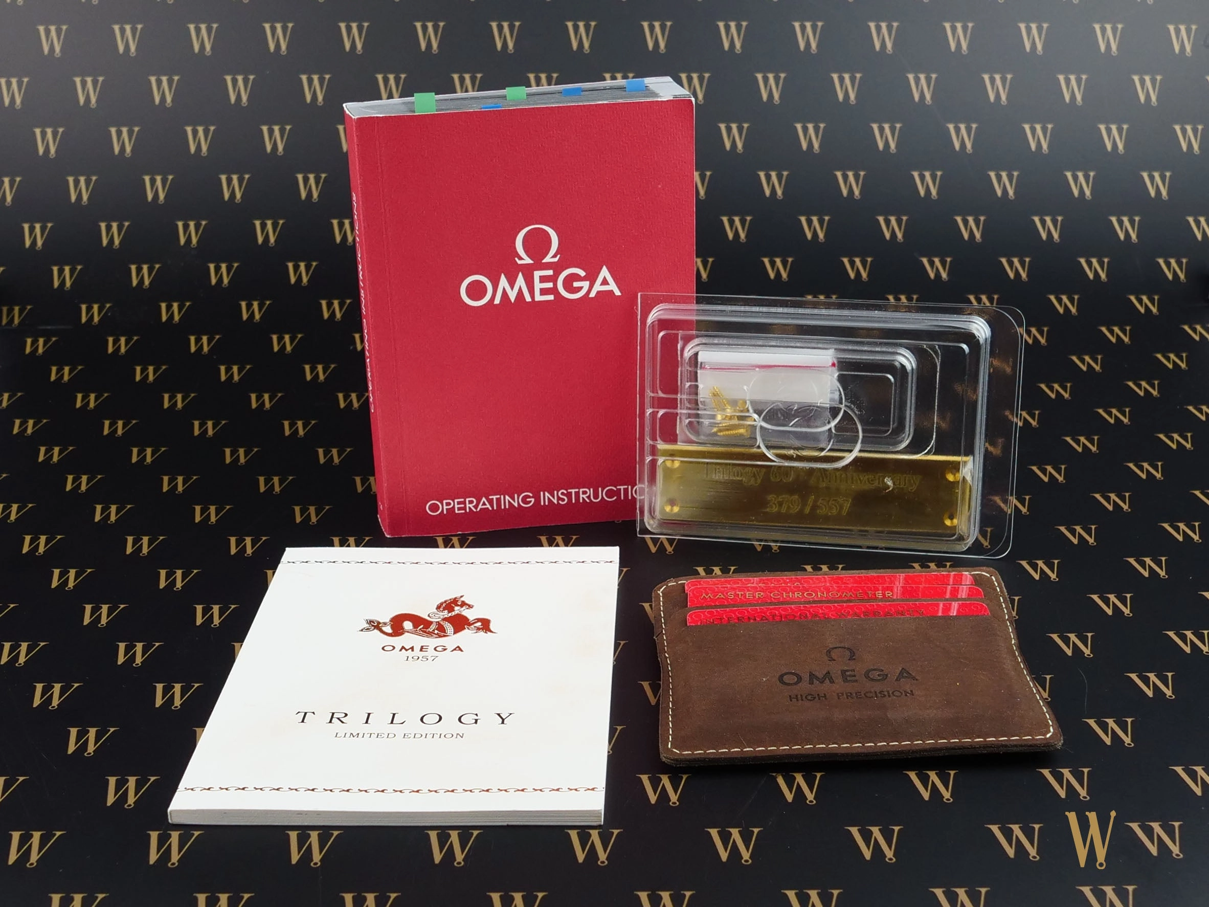 Omega 60th Anniversary Trilogy Set Unworn In Stickers
