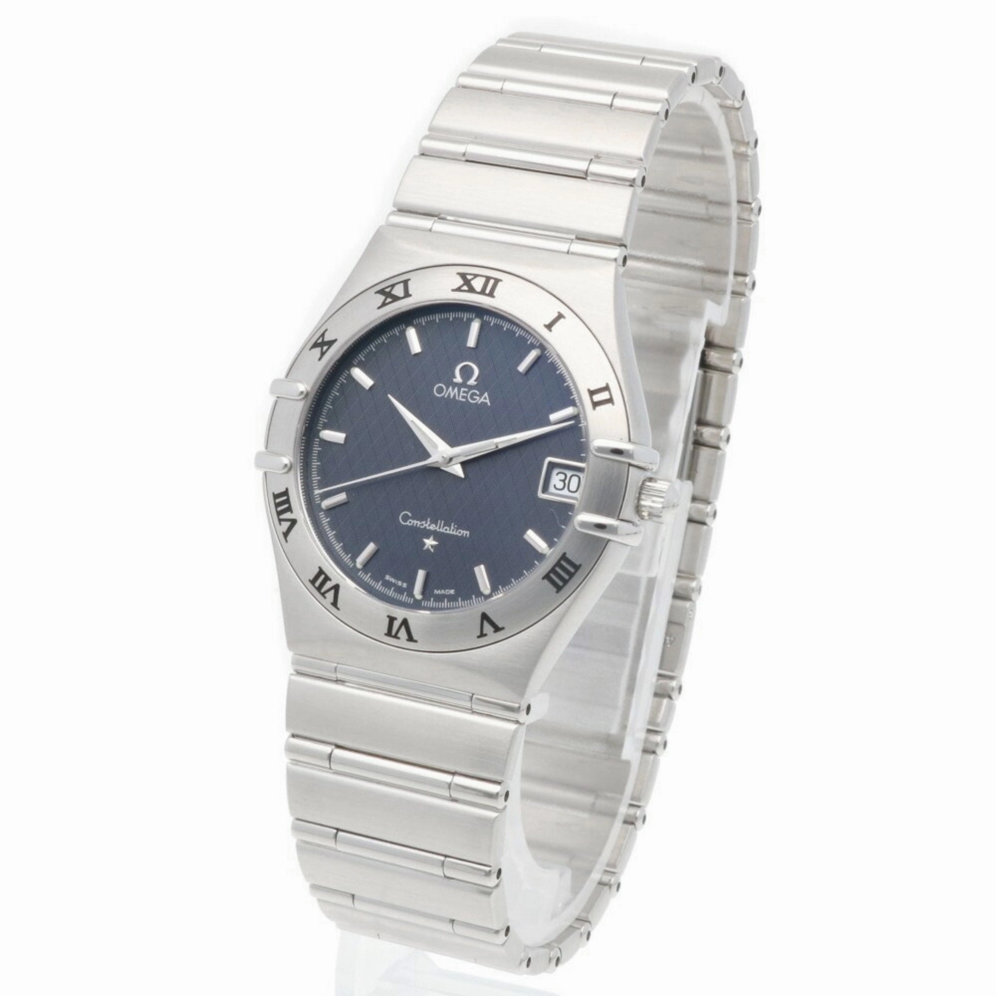 Omega Constellation blue Stainless Steel (Pre-Owned)