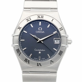 Omega Constellation blue Stainless Steel (Pre-Owned)