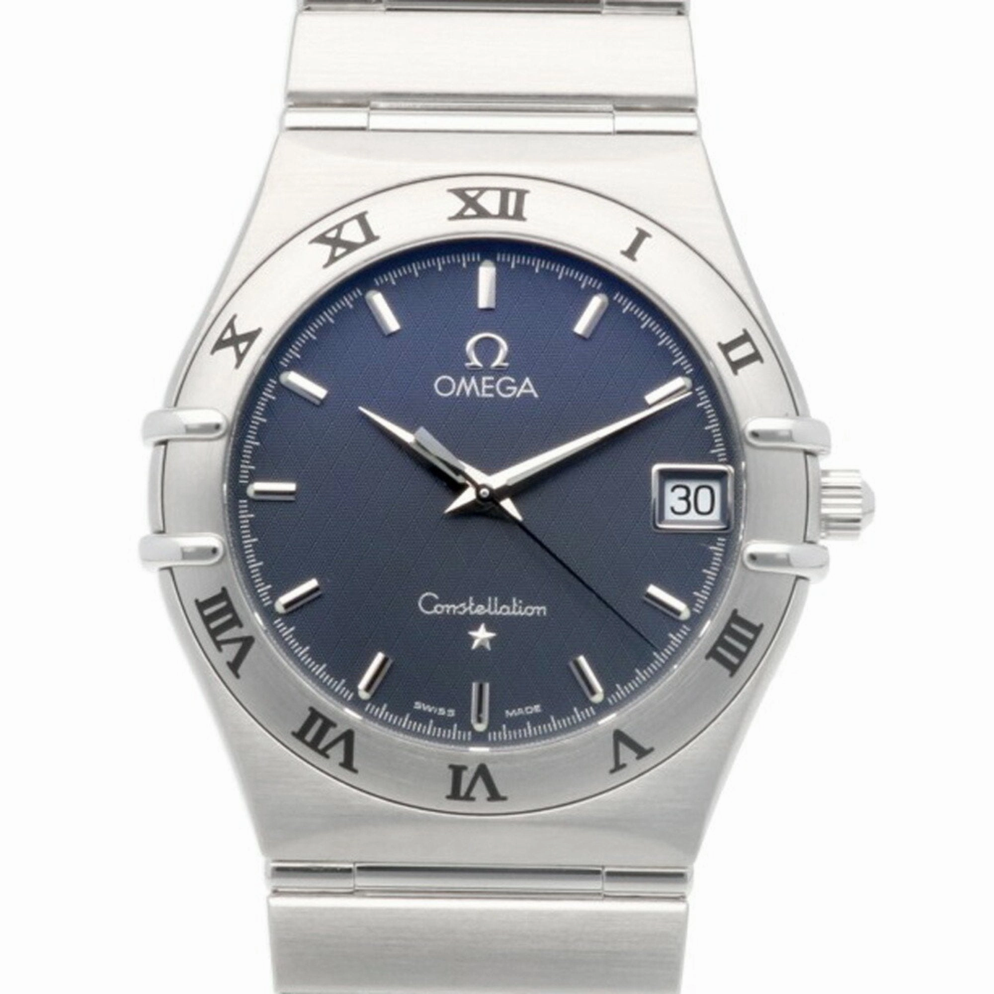 Omega Constellation blue Stainless Steel (Pre-Owned)