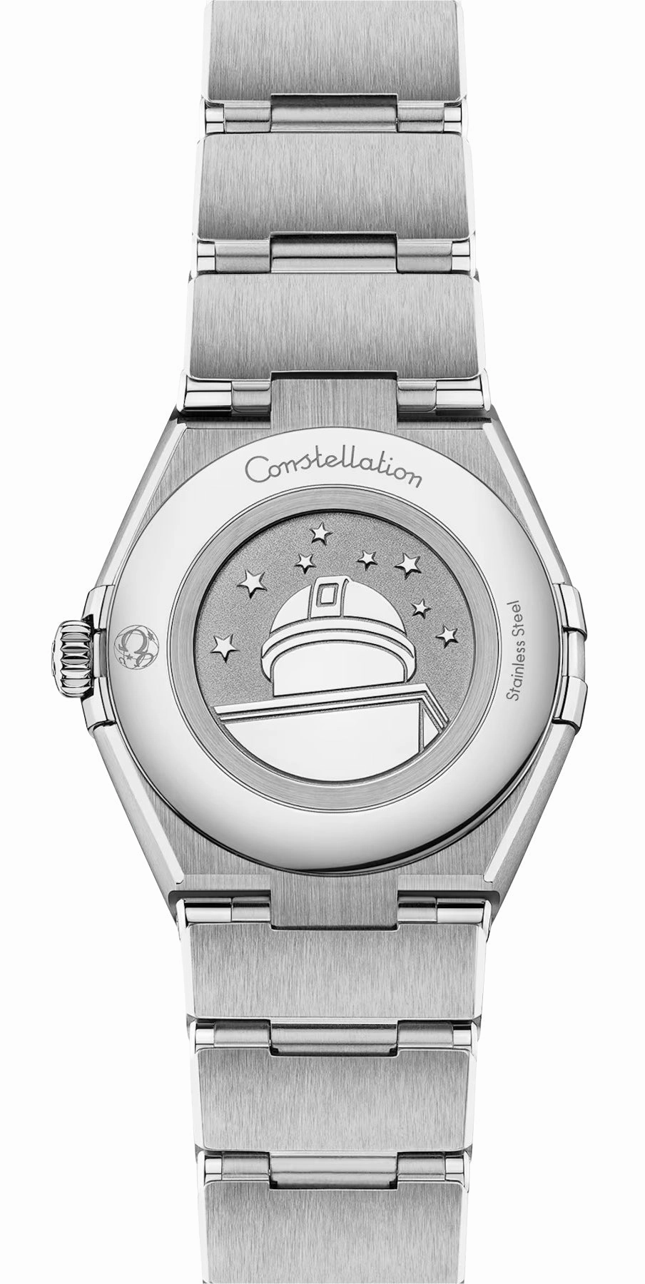 Omega Constellation Stainless Steel Silver Dial Diamonds Quartz Womens Watch 131.15.28.60.52.001