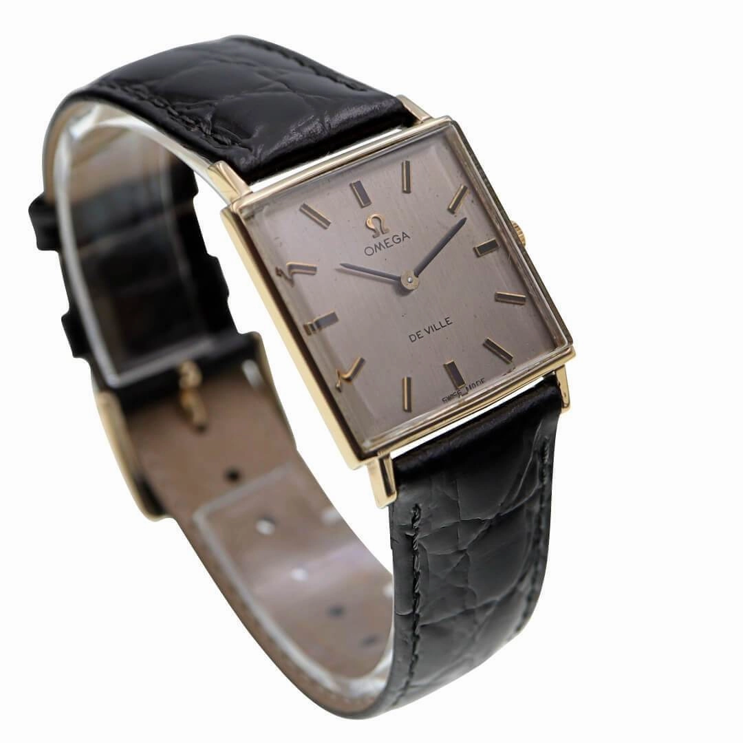 Omega De Ville 1115071, 9k Gold 1977 Men's Vintage Watch
