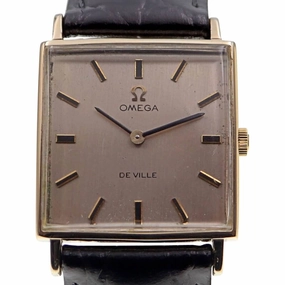 Omega De Ville 1115071, 9k Gold 1977 Men's Vintage Watch