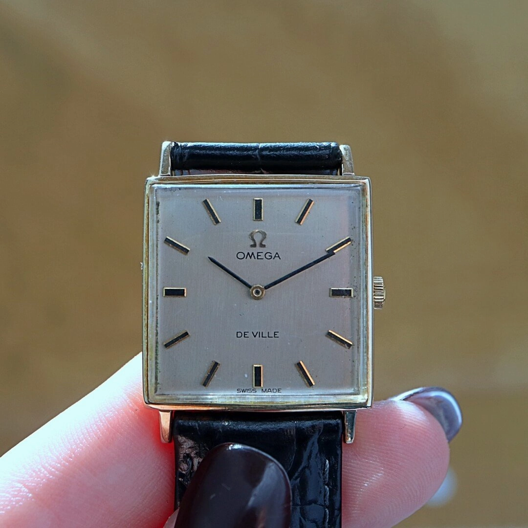 Omega De Ville 1115071, 9k Gold 1977 Men's Vintage Watch