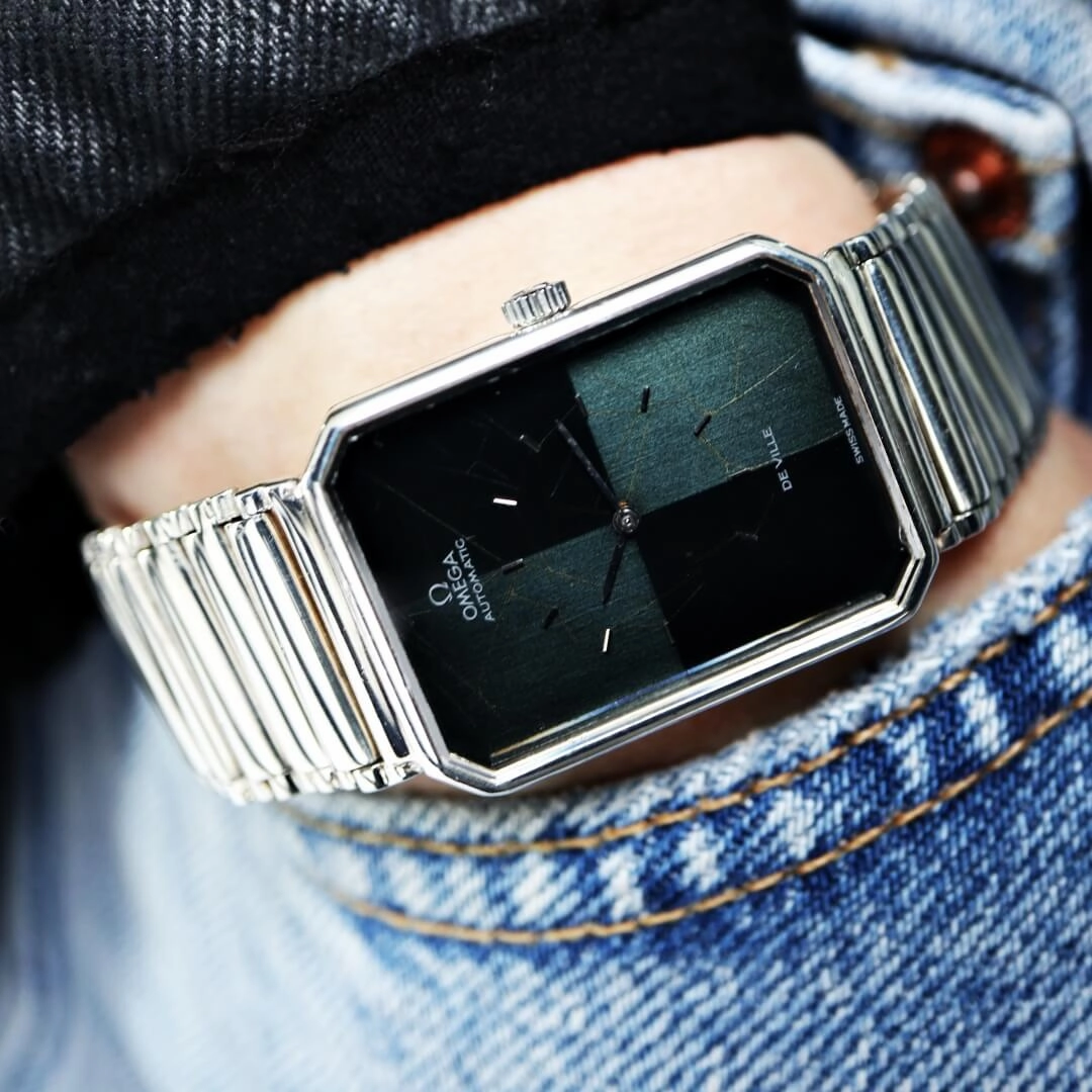 Omega De Ville Ref.8400, 1975 Silver Vintage Watch