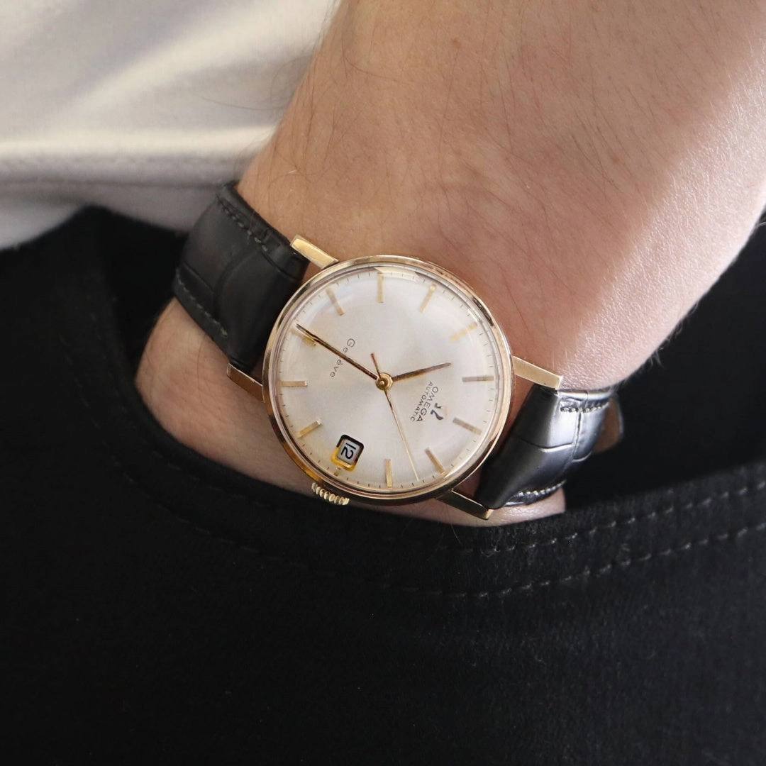 Omega Geneve 162.5002 9k Gold, 1963