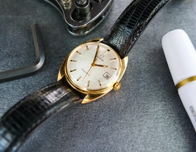 Omega Geneve 18ct gold