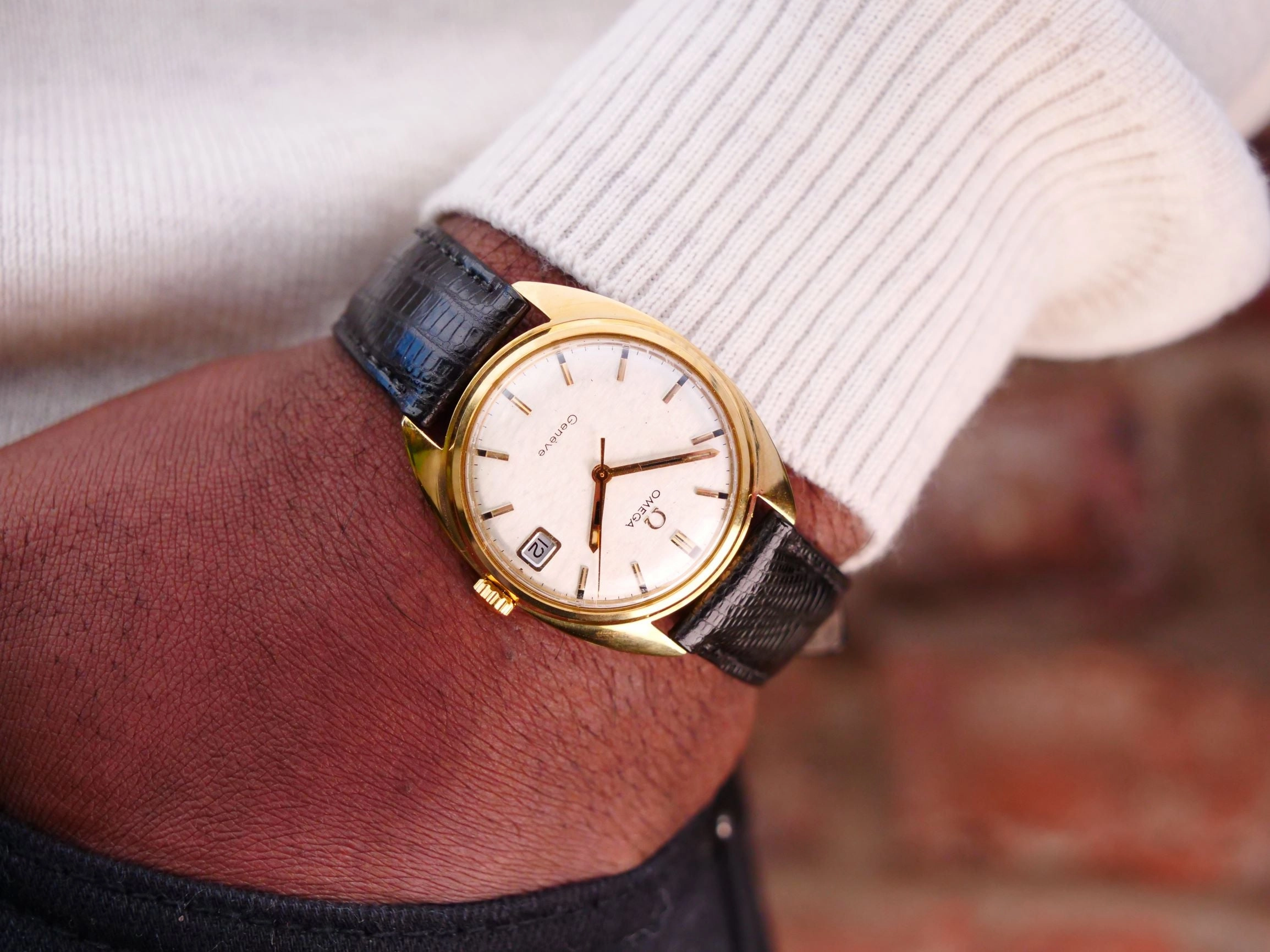 Omega Geneve 18ct gold