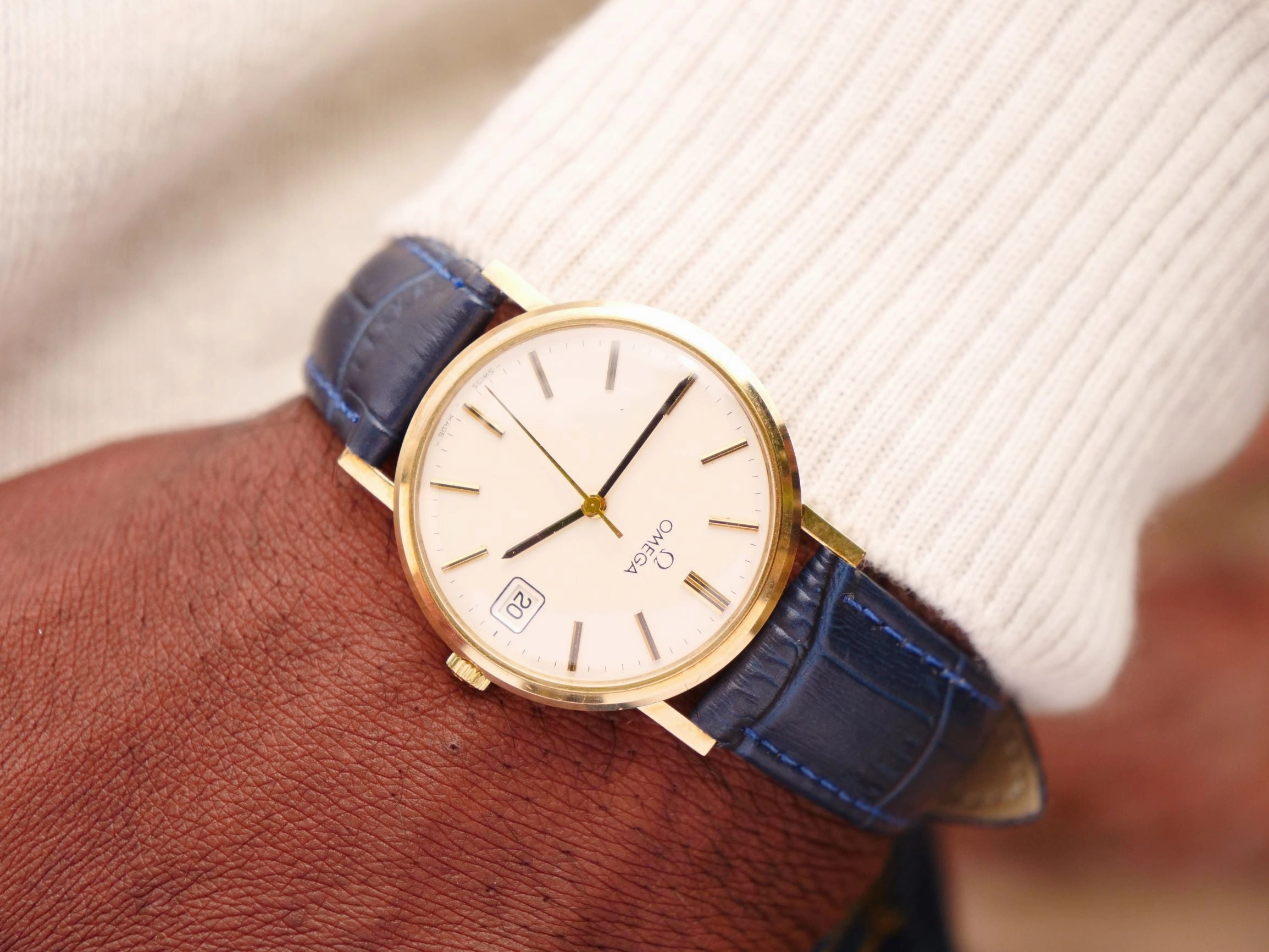 Omega Geneve 9ct gold