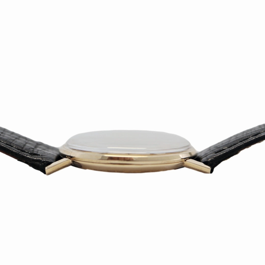 Omega Geneve 9k Gold Linen Dial, 1969