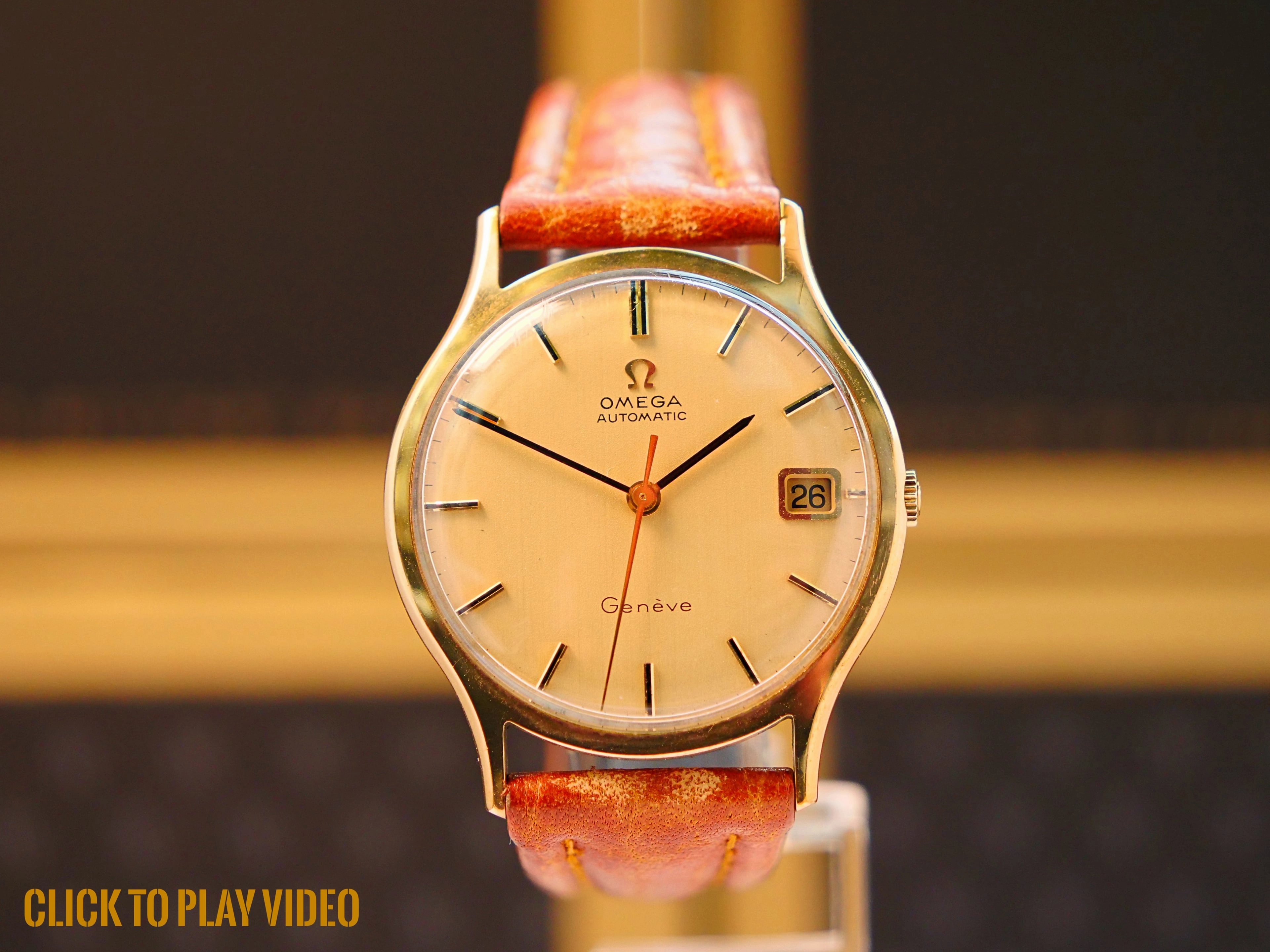 Omega Genve 9ct gold automatic