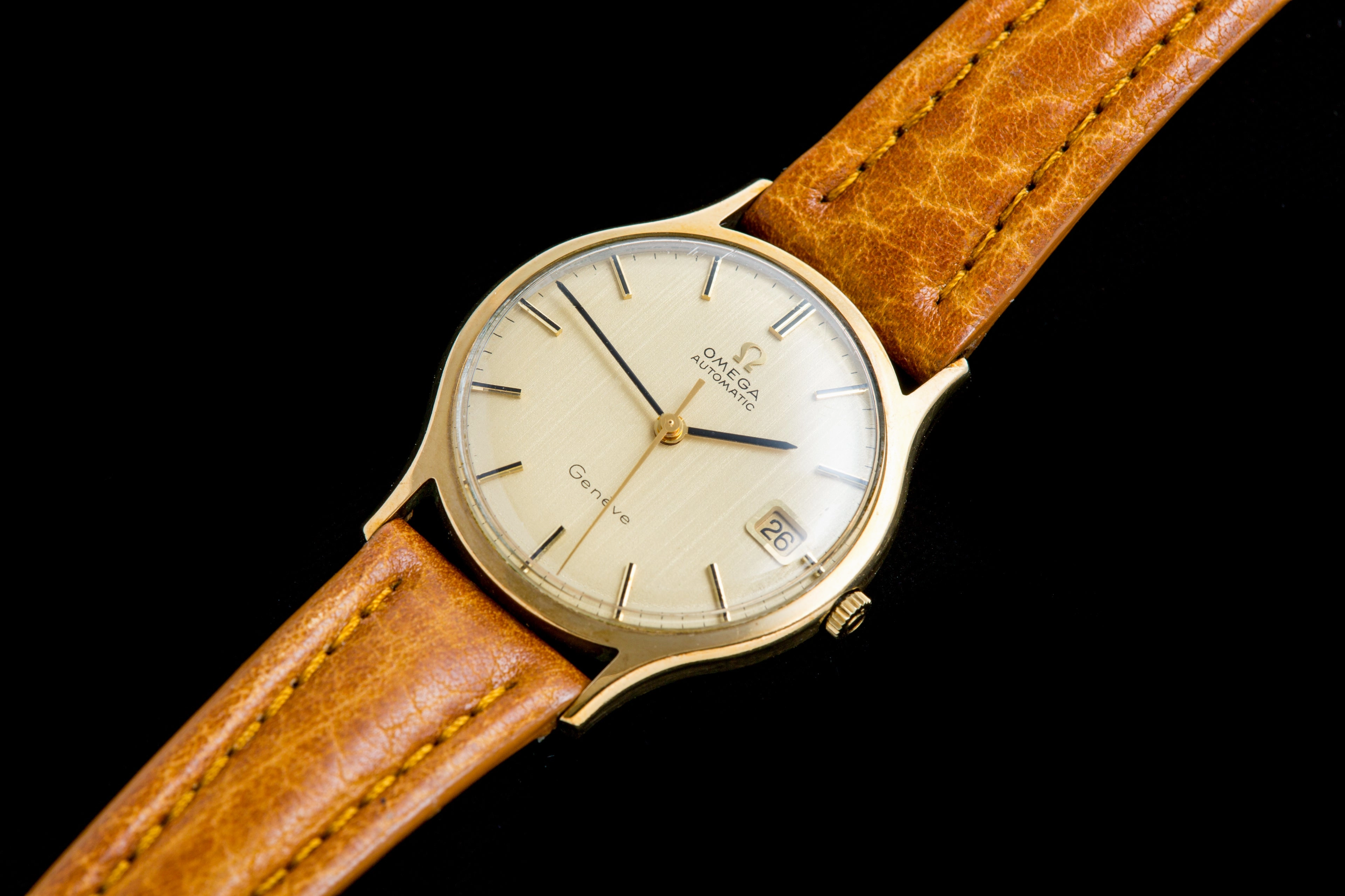 Omega Genve 9ct gold automatic