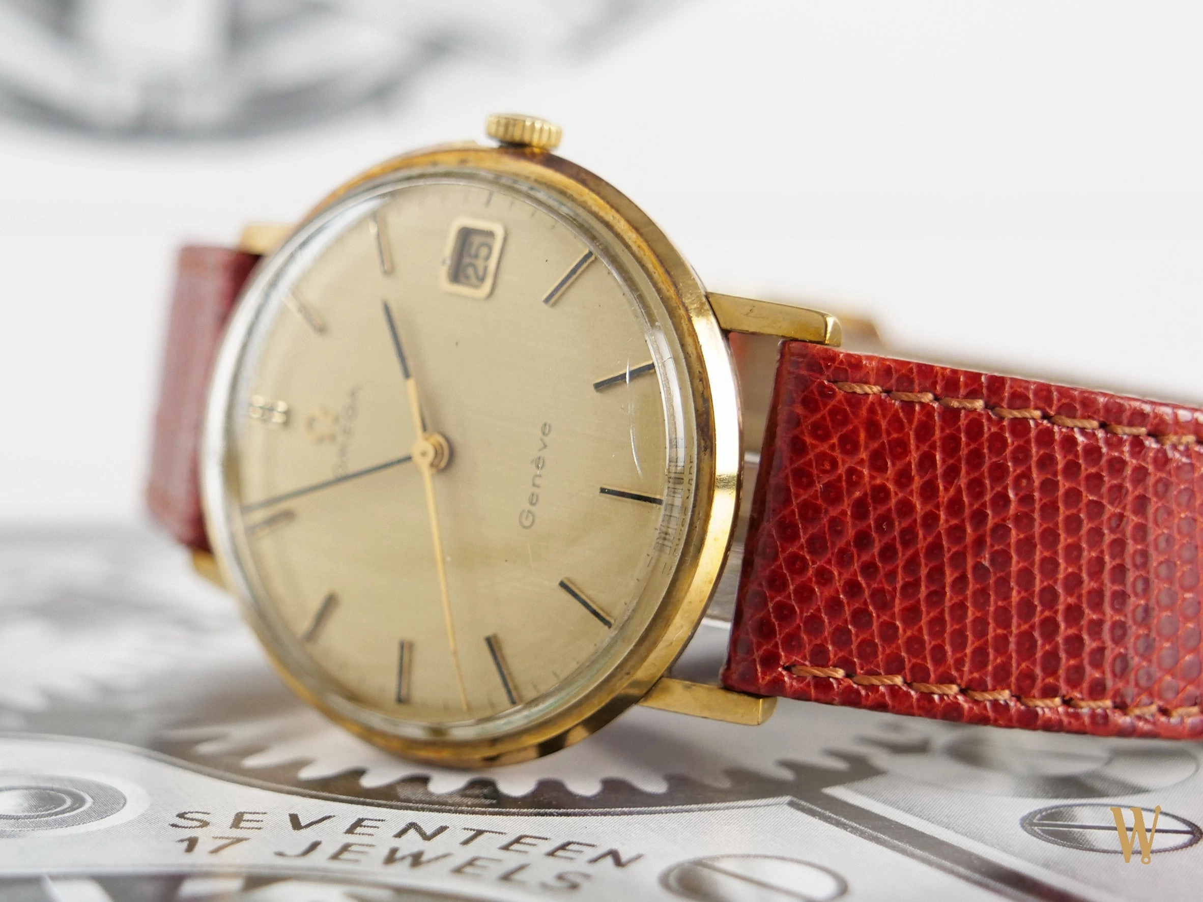 Omega Genve Solid Gold