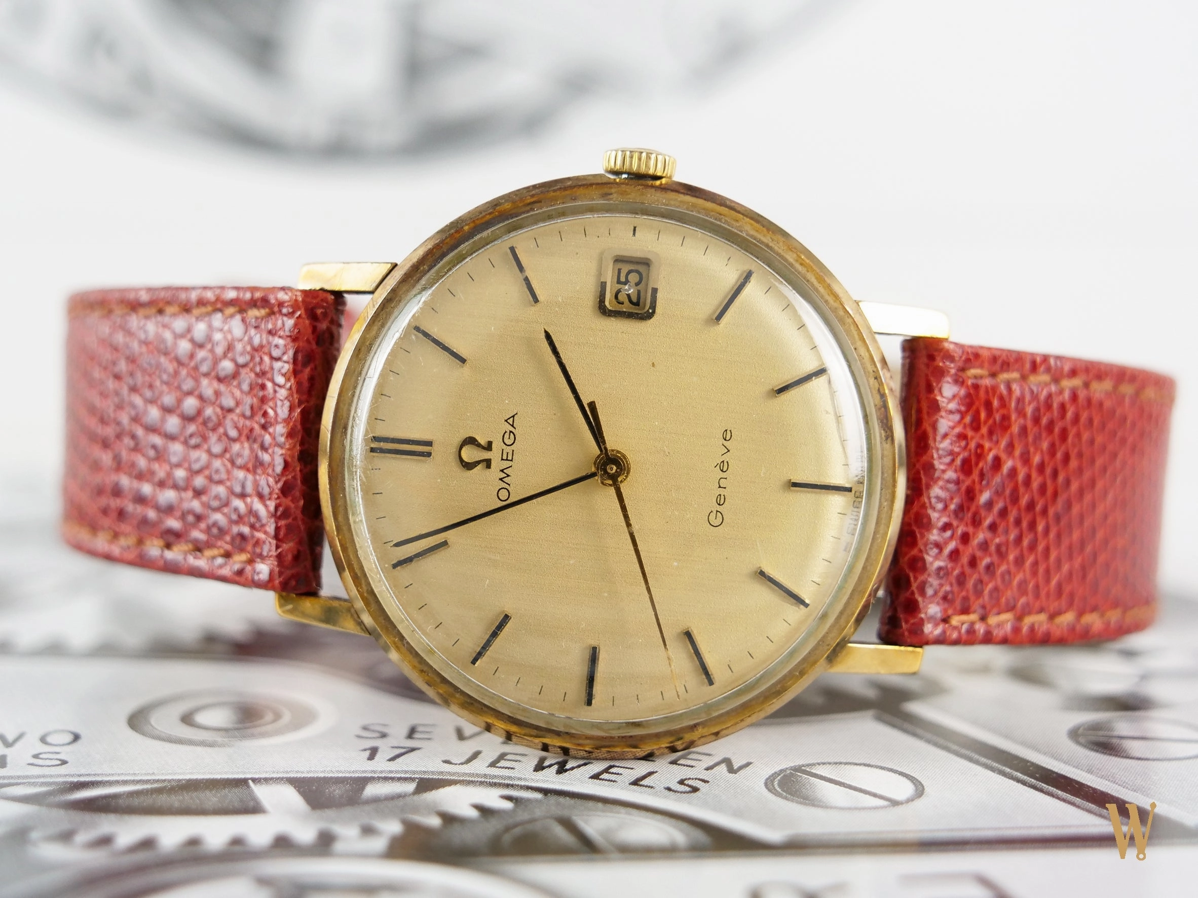 Omega Genve Solid Gold