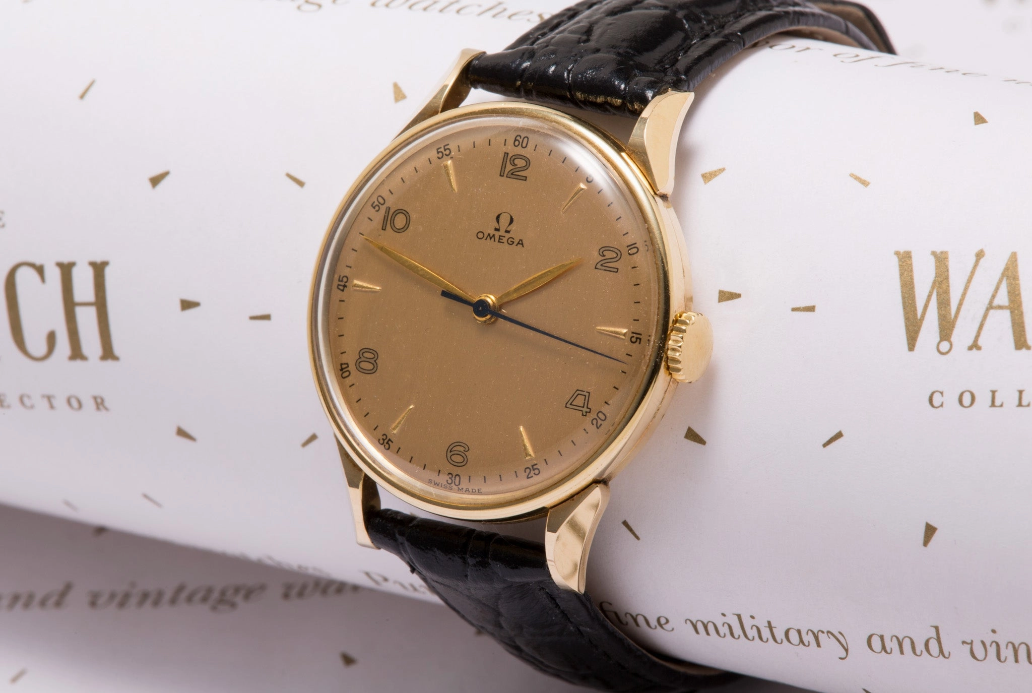 Omega Jumbo 30T2 14K solid gold