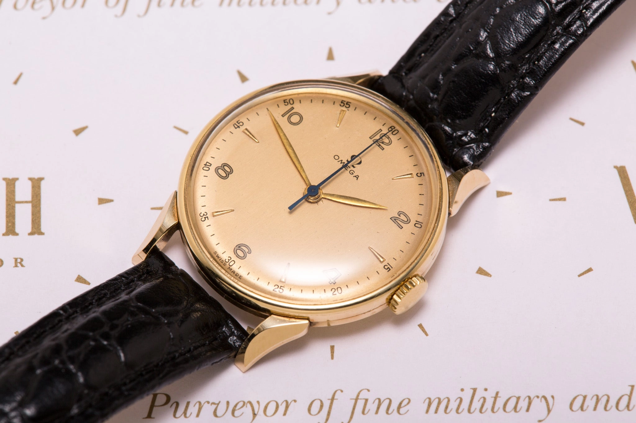 Omega Jumbo 30T2 14K solid gold