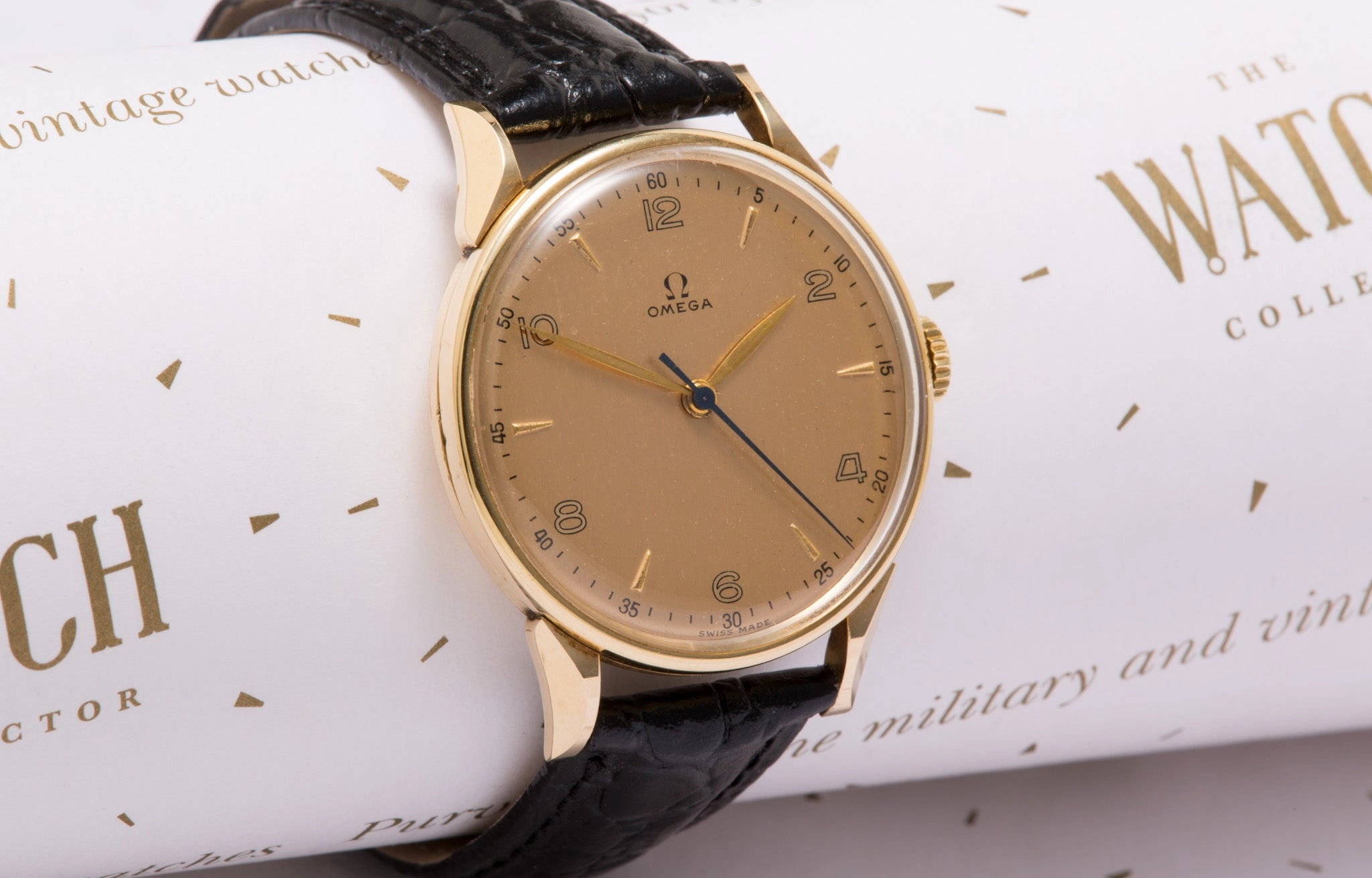 Omega Jumbo 30T2 14K solid gold