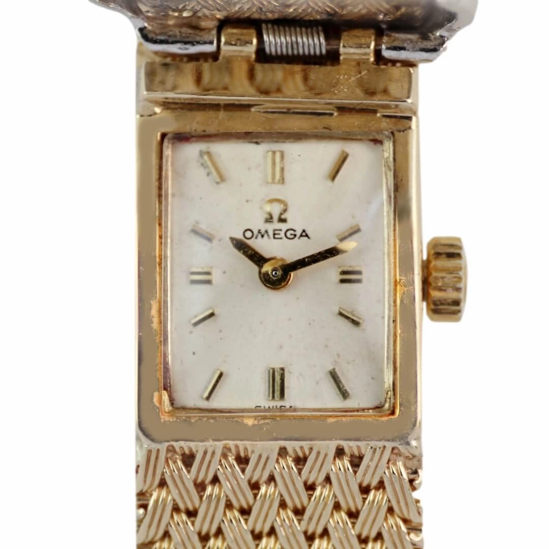 Omega Ladies 14k Gold, 1964 Vintage Cocktail Watch