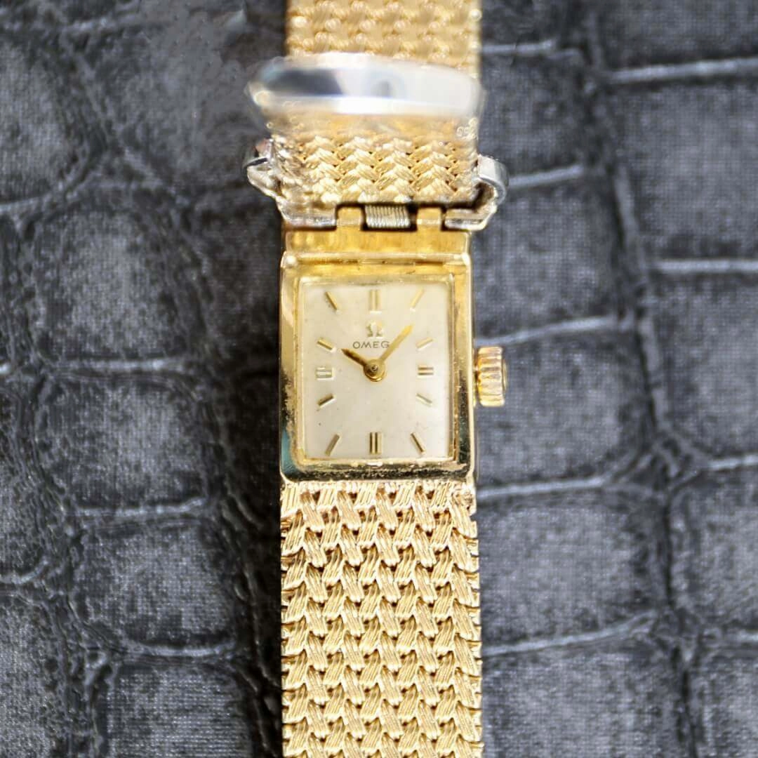 Omega Ladies 14k Gold, 1964 Vintage Cocktail Watch